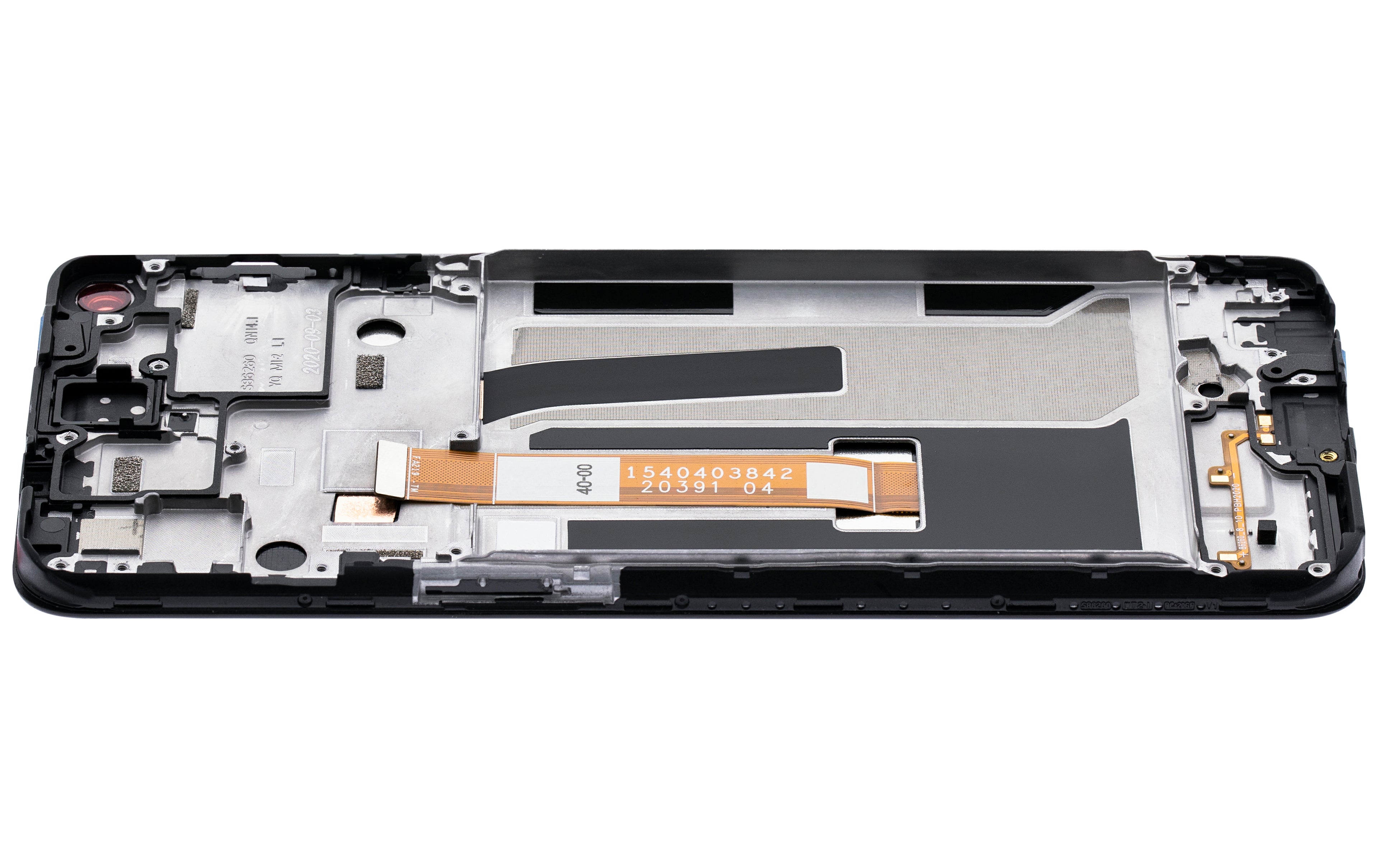 LCD-Display mit Rahmen für OnePlus Nord N10 5G (Refurbished) (Midnight Ice)