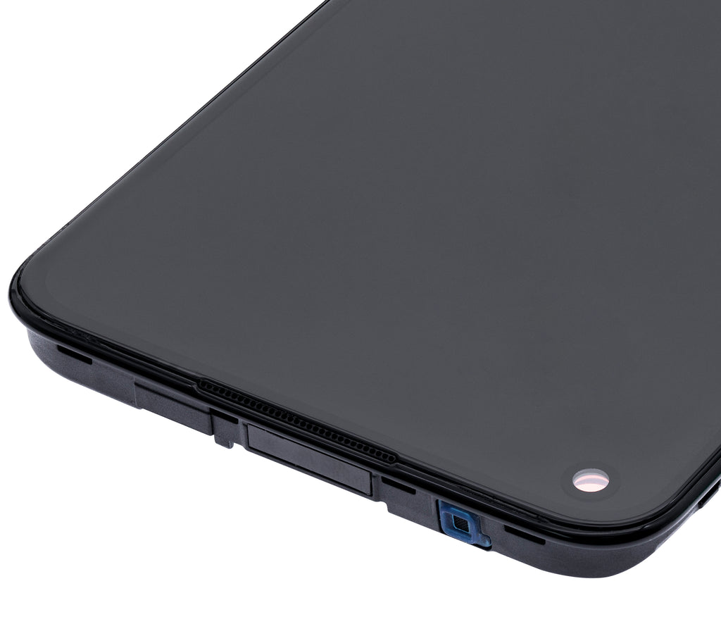 LCD-Display mit Rahmen für OnePlus Nord N10 5G (Refurbished) (Midnight Ice)