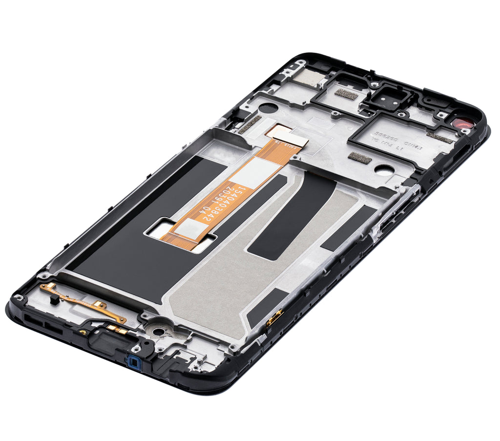 LCD-Display mit Rahmen für OnePlus Nord N10 5G (Refurbished) (Midnight Ice)