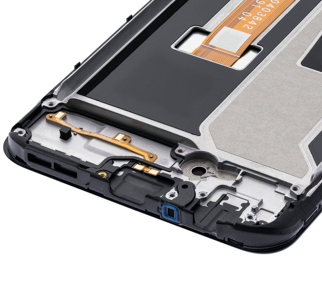 LCD-Display mit Rahmen für OnePlus Nord N10 5G (Refurbished) (Midnight Ice)