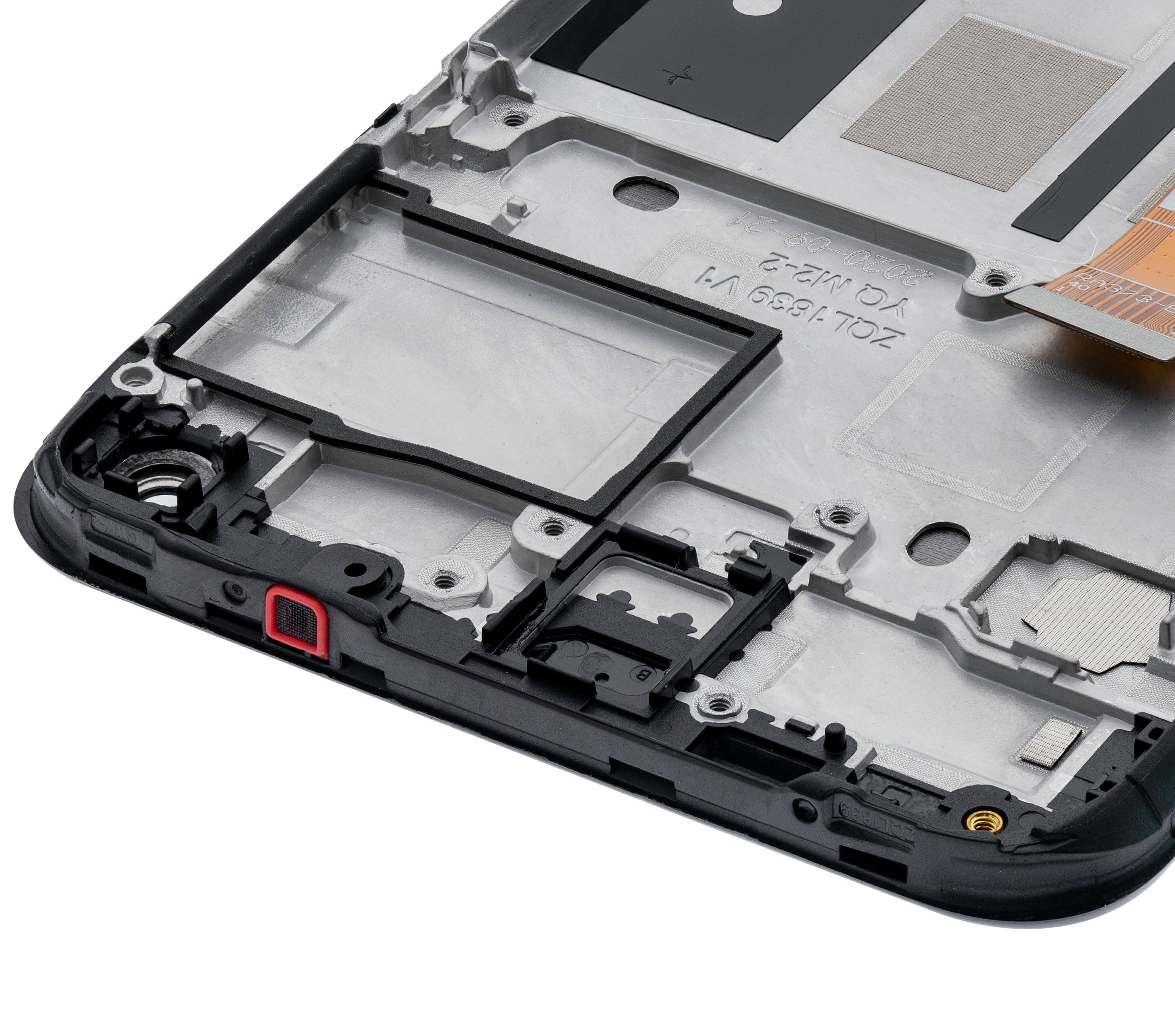 LCD Display with Frame for OnePlus Nord N100 (Refurbished) (Black)