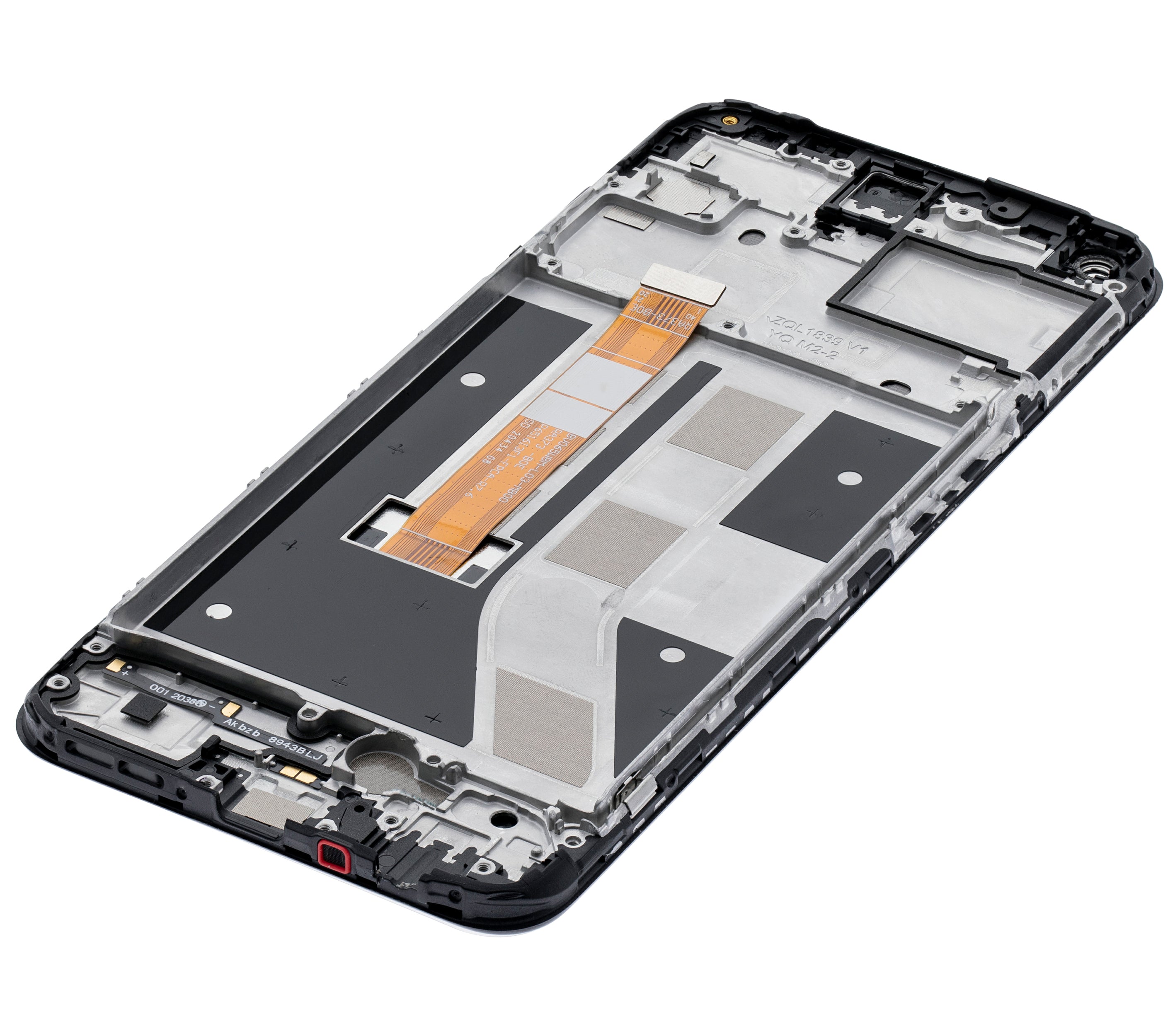 LCD Display with Frame for OnePlus Nord N100 (Refurbished) (Black)