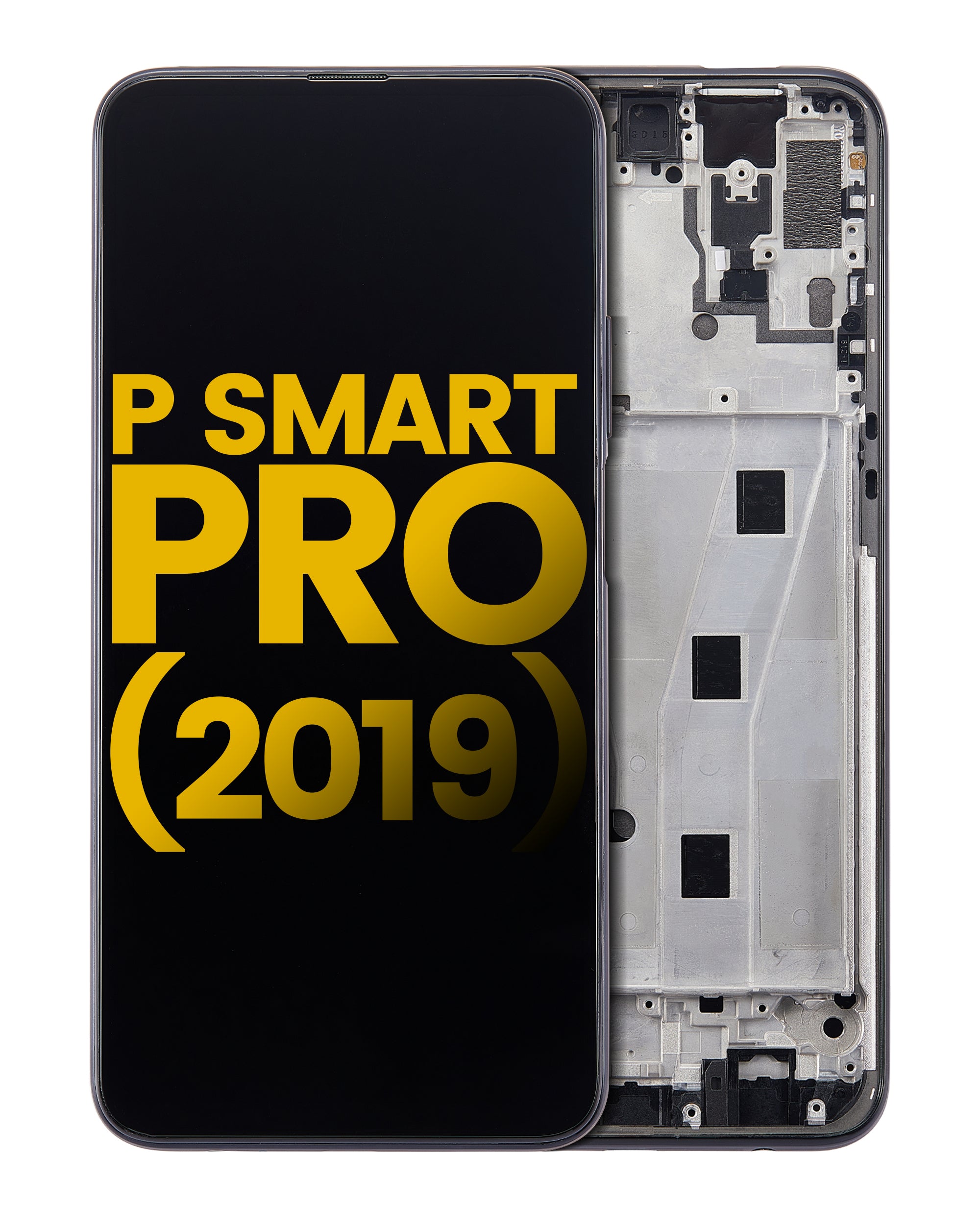 LCD Display with Frame for Huawei P Smart Pro (2019) (Refurbished) (Midnight Black)