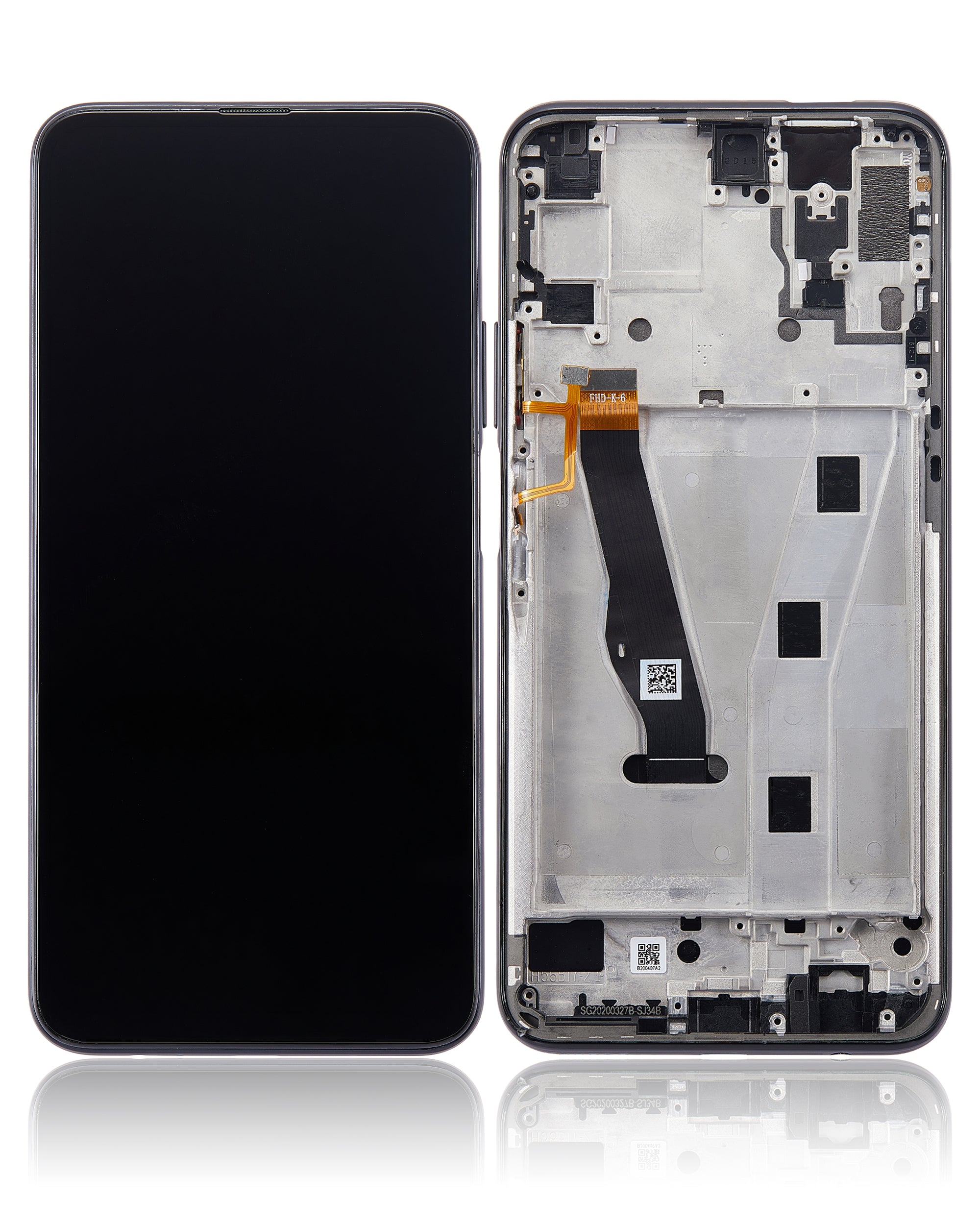 LCD Display with Frame for Huawei P Smart Pro (2019) (Refurbished) (Midnight Black)