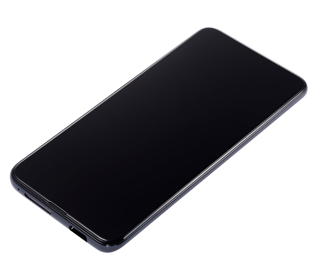 LCD-Display mit Rahmen für Huawei P Smart Z (2019) (Refurb.) (Midnight Schwarz)