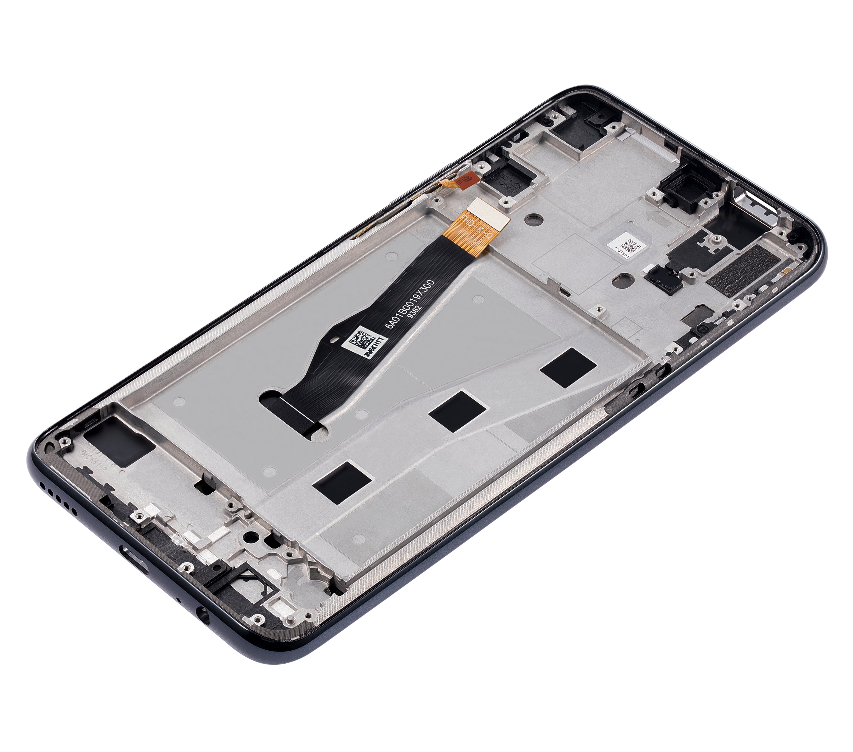 LCD-Display mit Rahmen für Huawei P Smart Z (2019) (Refurb.) (Midnight Schwarz)
