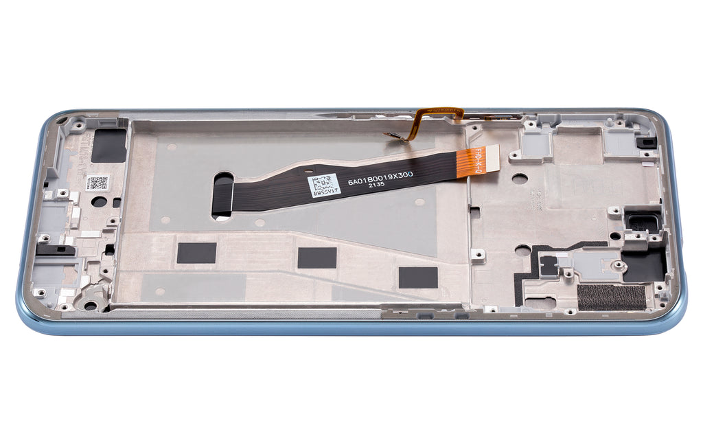 LCD-Display mit Rahmen für Huawei P Smart Pro (Refurbished) (Breathing Crystal)