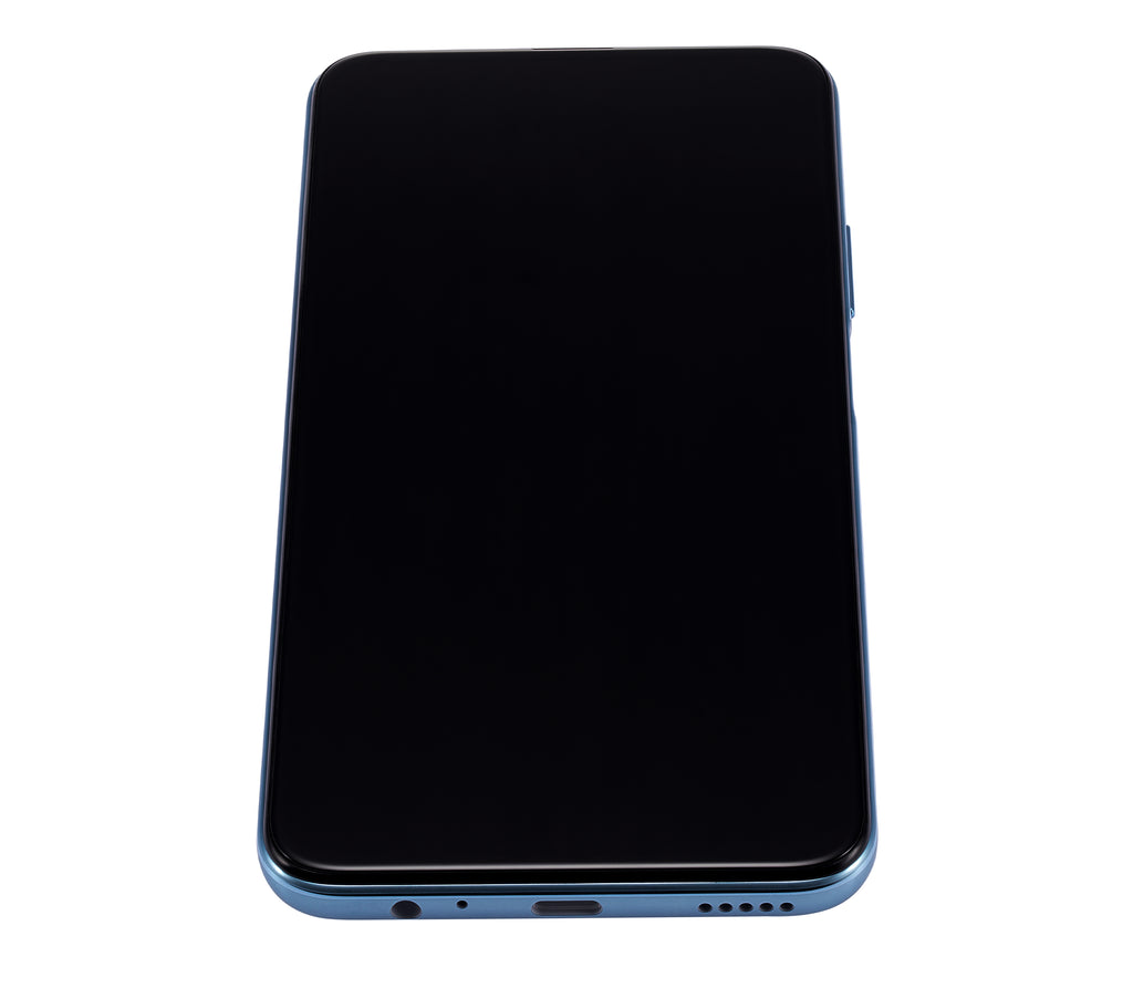 LCD-Display mit Rahmen für Huawei P Smart Pro (Refurbished) (Breathing Crystal)