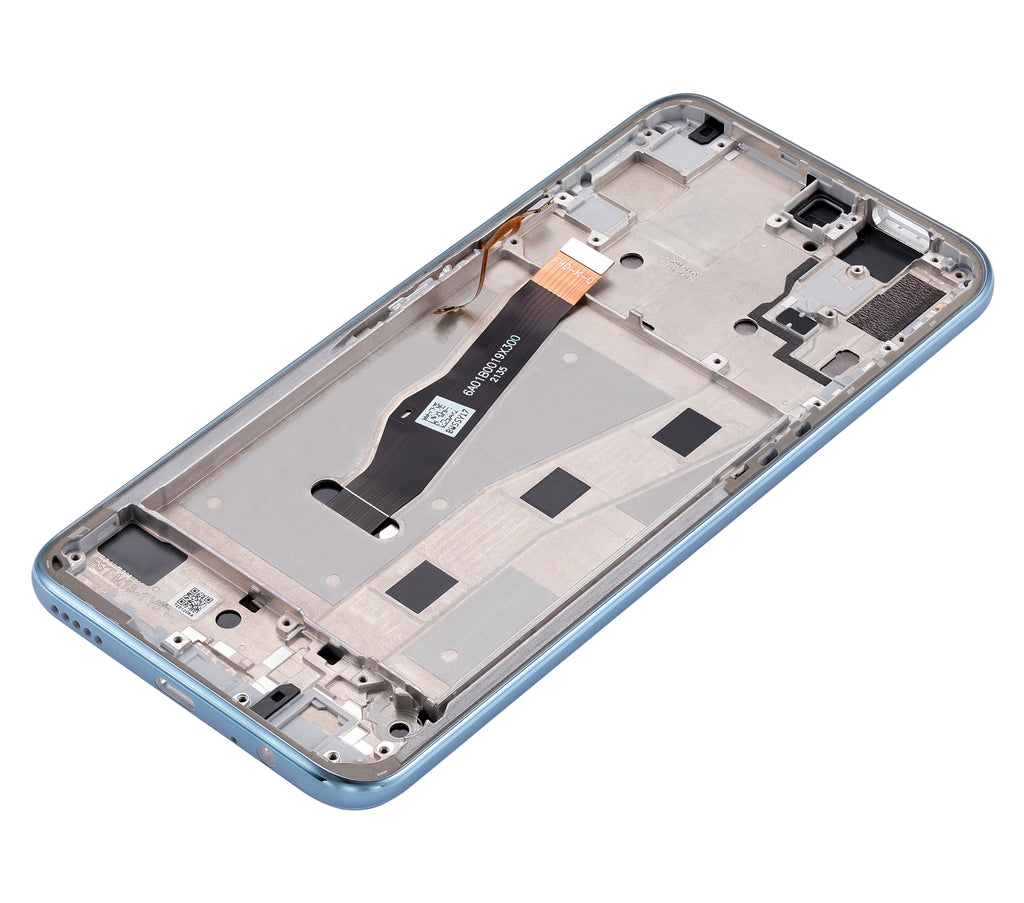 LCD-Display mit Rahmen für Huawei P Smart Pro (Refurbished) (Breathing Crystal)