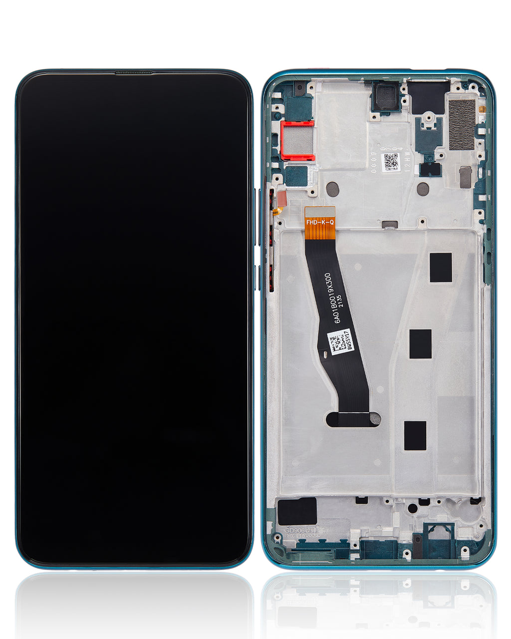 LCD Display with Frame for Huawei P Smart Z (2019) (Refurbished) (Emerald Green)