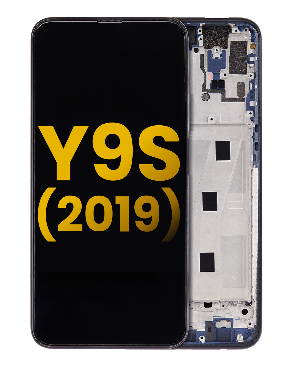 LCD Display with Frame for Huawei Y9s (2019) (Refurbished) (Midnight Black)
