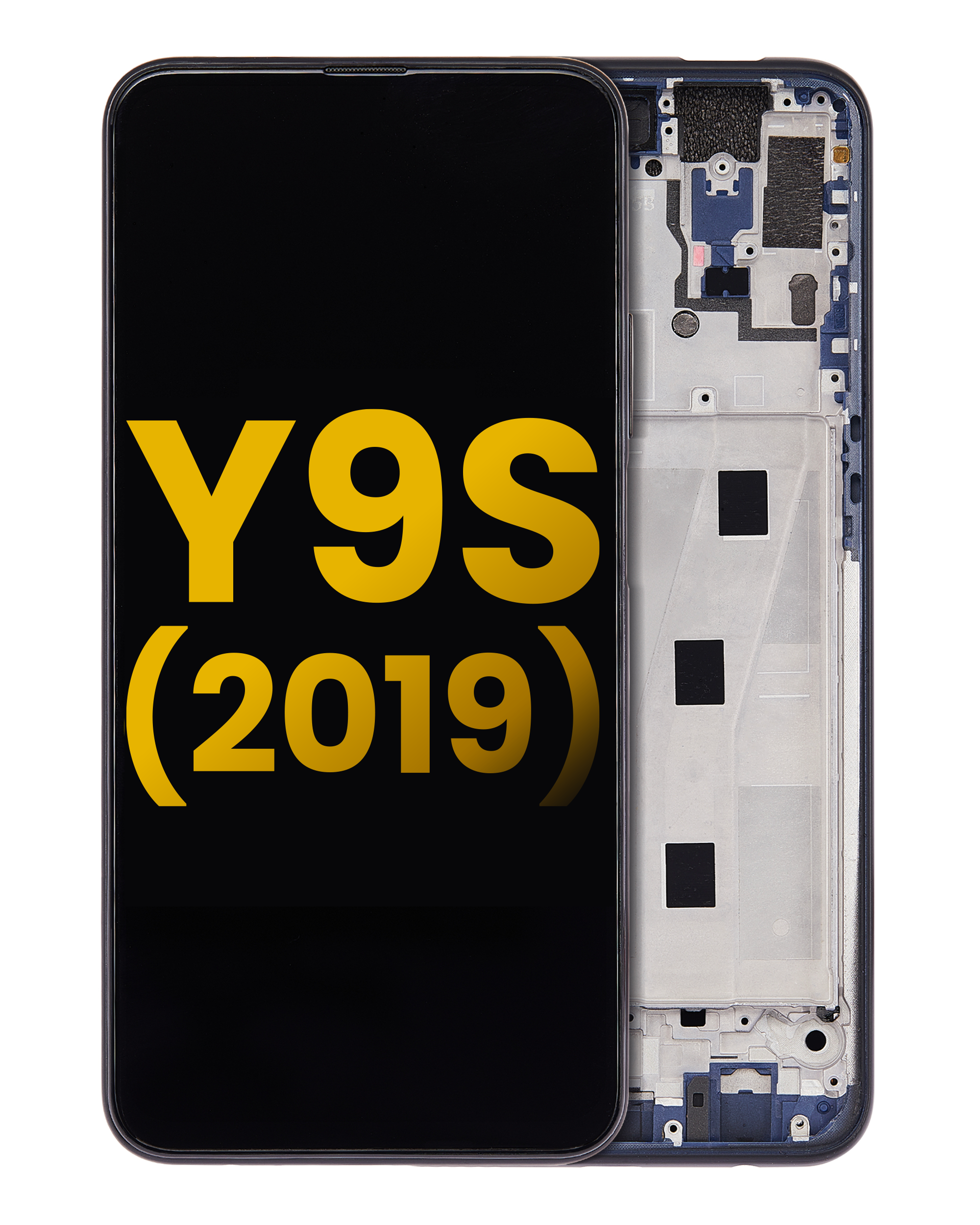 LCD Display with Frame for Huawei Y9s (2019) (Refurbished) (Midnight Black)