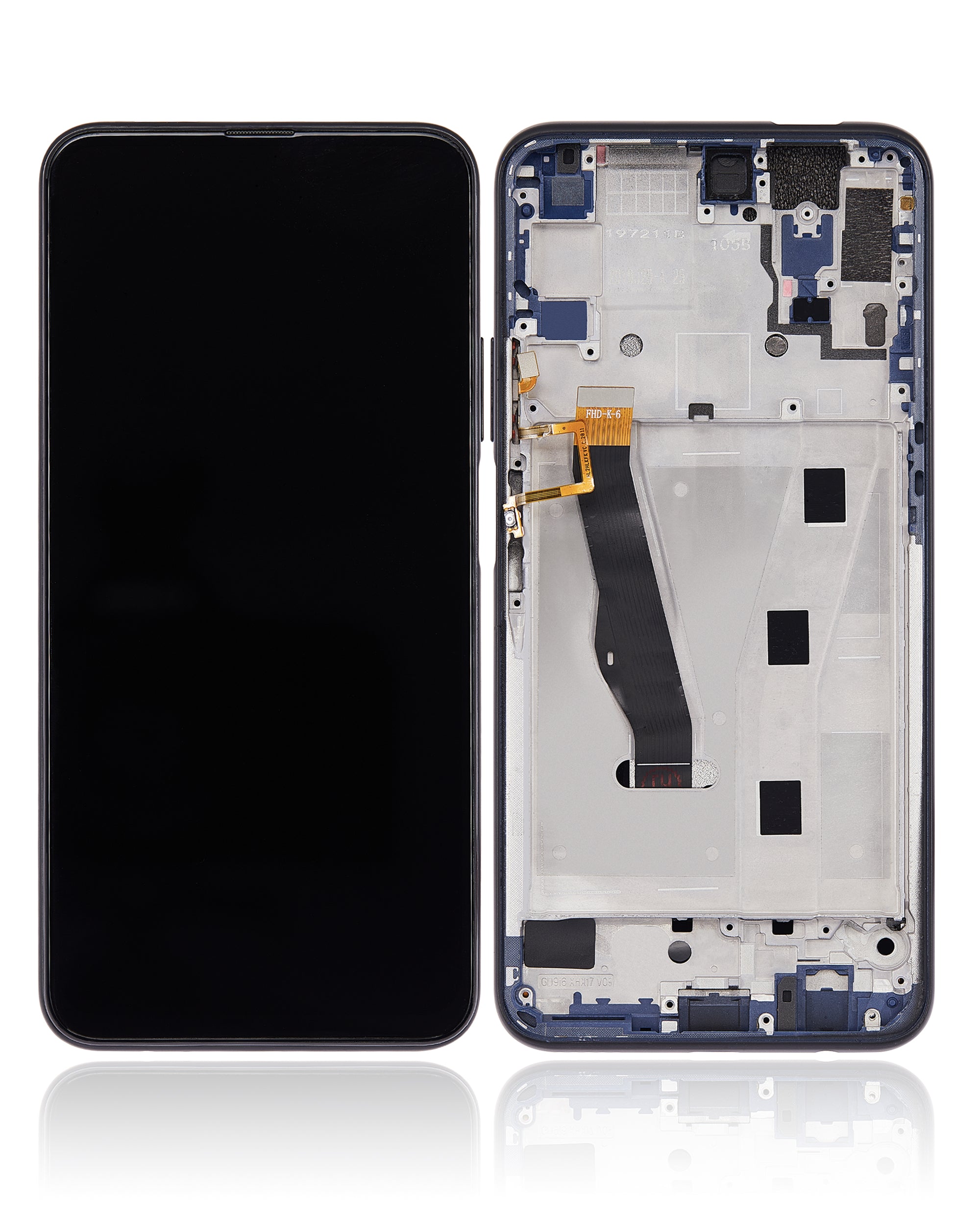 LCD Display with Frame for Huawei Y9s (2019) (Refurbished) (Midnight Black)