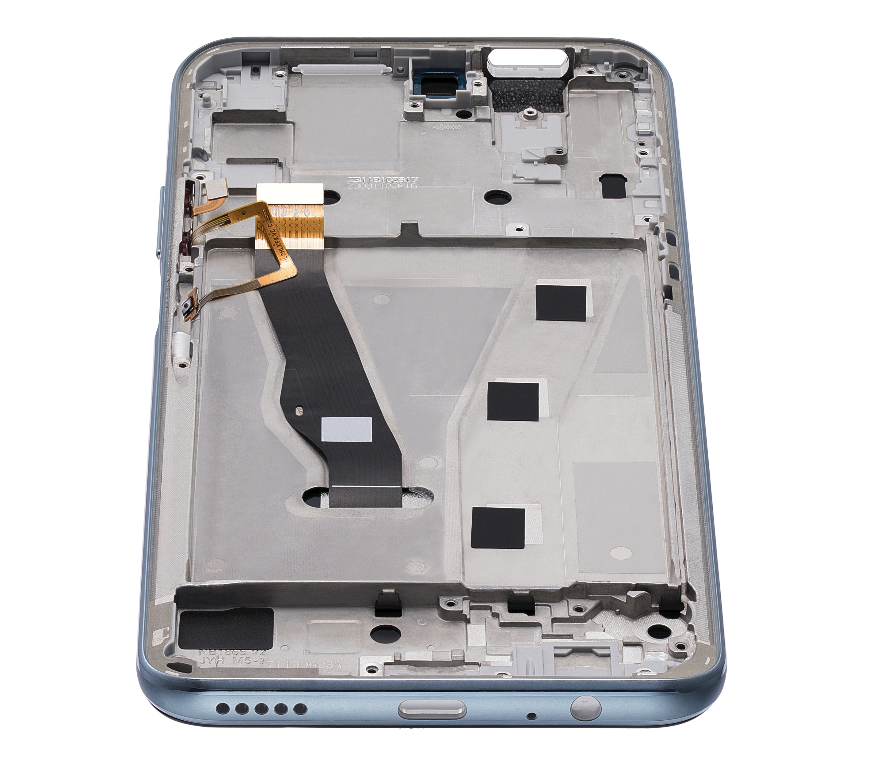 LCD-Display mit Rahmen für Huawei Y9s (2019) (Refurbished) (Breathing Crystal)