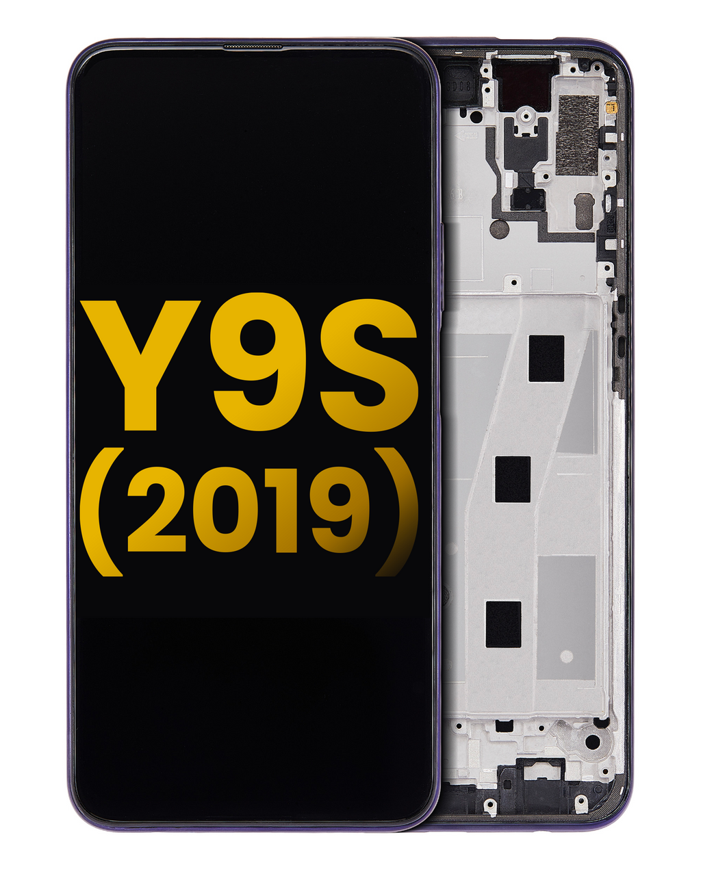 LCD Display with Frame for Huawei Y9s (2019) Refurbished Phantom Purple