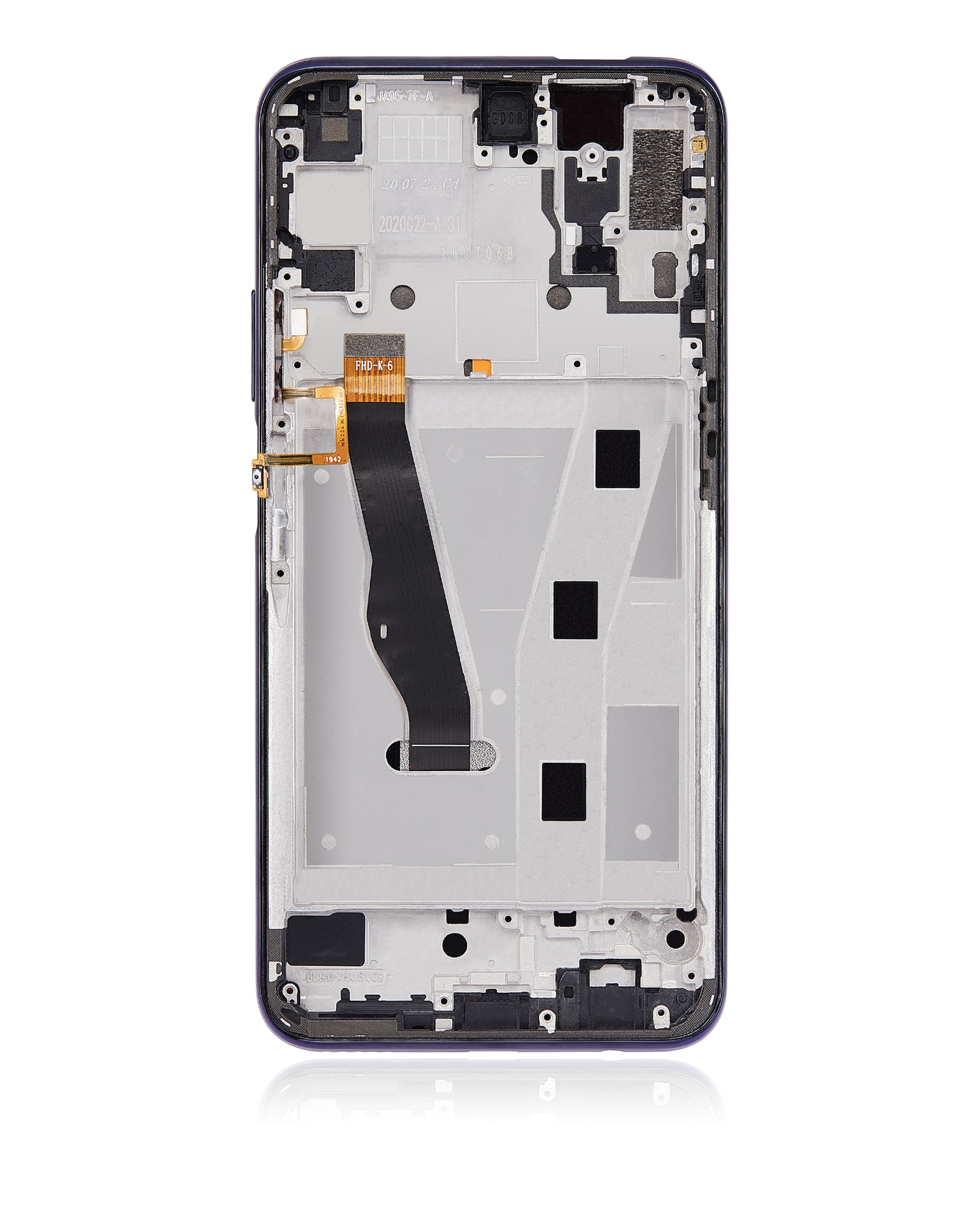 LCD Display with Frame for Huawei Y9s (2019) Refurbished Phantom Purple