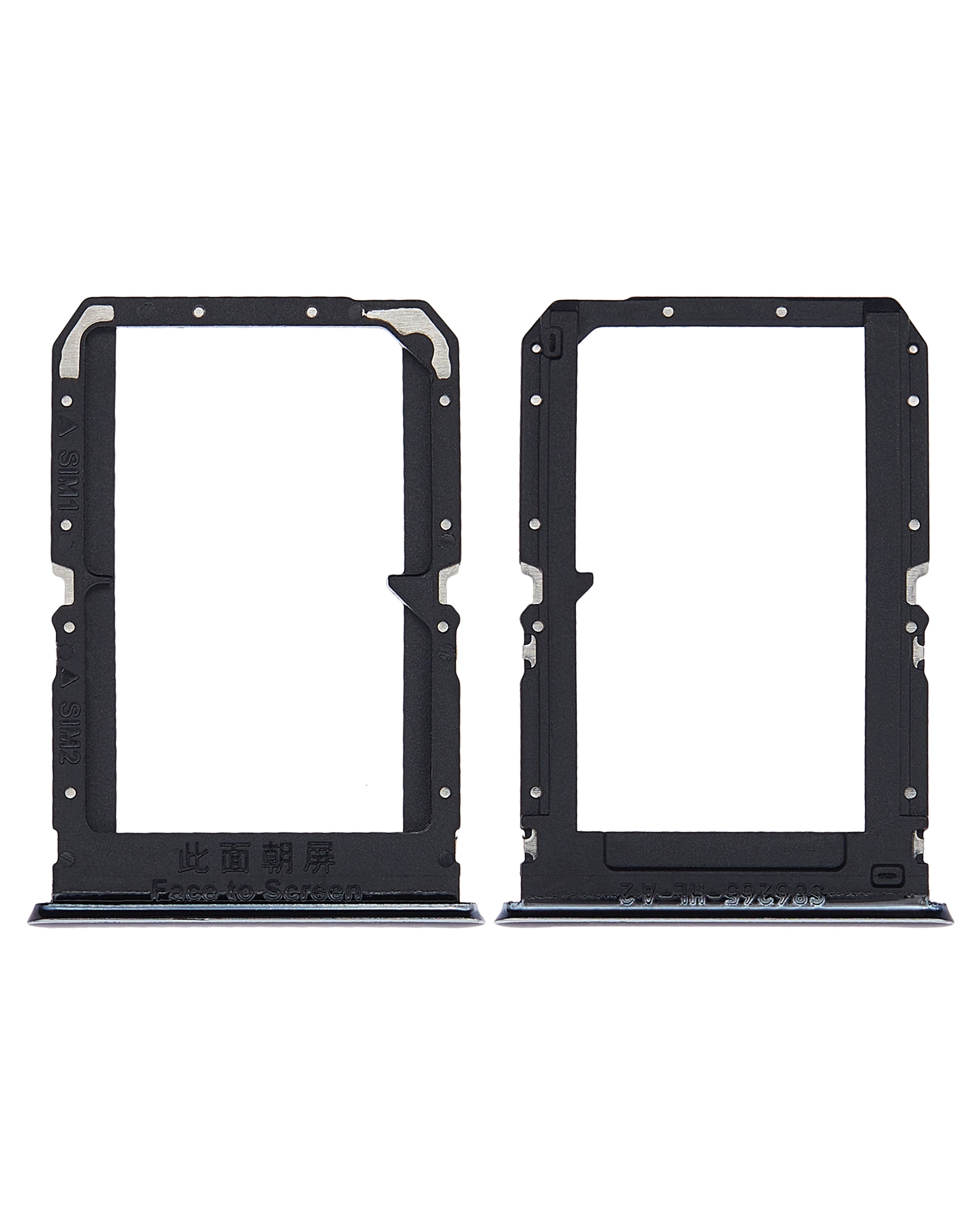Dual SIM Card Tray for OnePlus Nord CE 5G (Silver Ray)