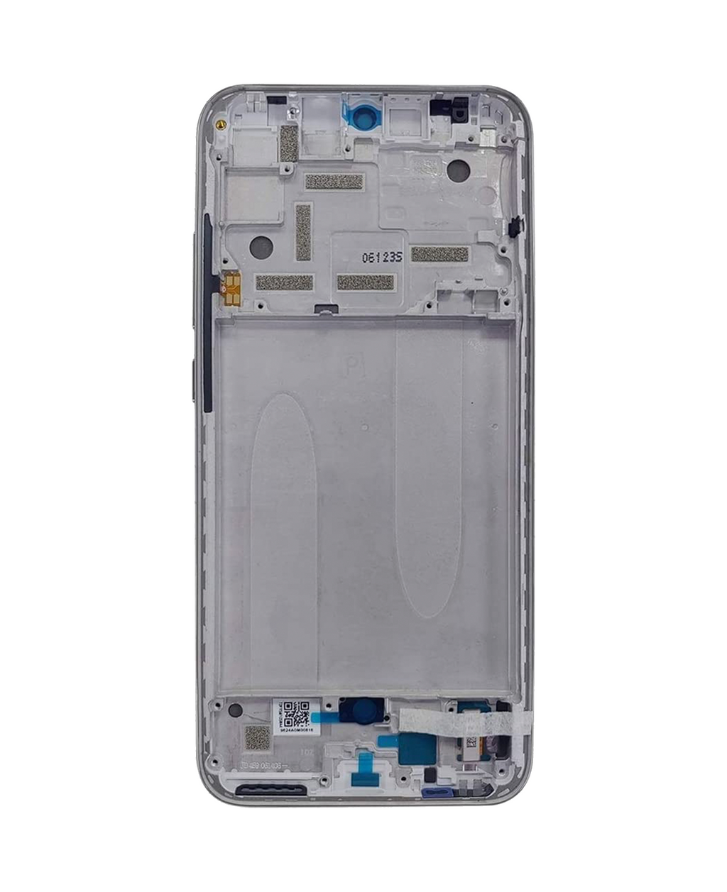 OLED-Display mit Rahmen für Xiaomi Mi A3 (Refurbished) (Silber)
