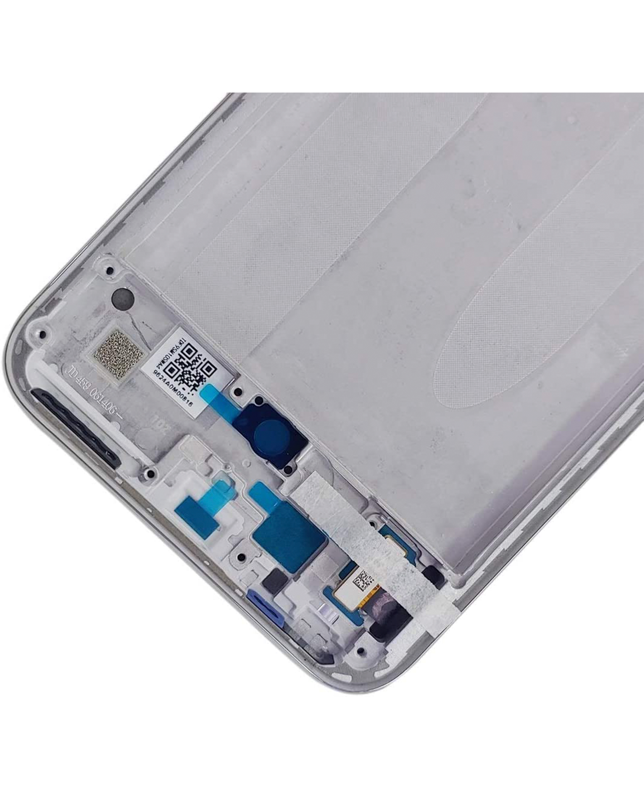 OLED-Display mit Rahmen für Xiaomi Mi A3 (Refurbished) (Silber)