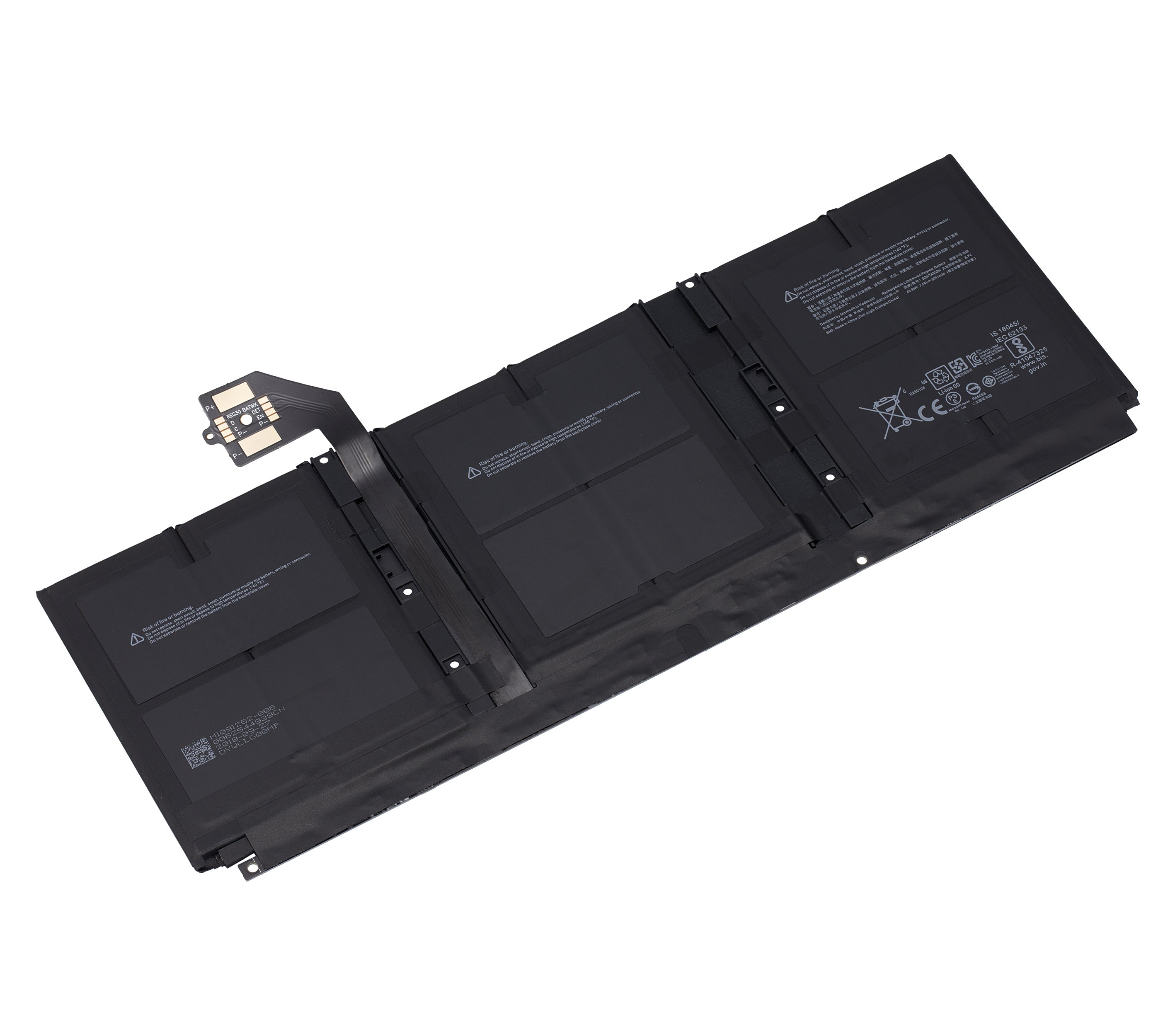 Replacement battery for Microsoft Surface Laptop 3 13.5" (1867/1868) / Laptop 4 13.5" (1950/1951/1958/1959) (DYNT02 G3HTA052H)
