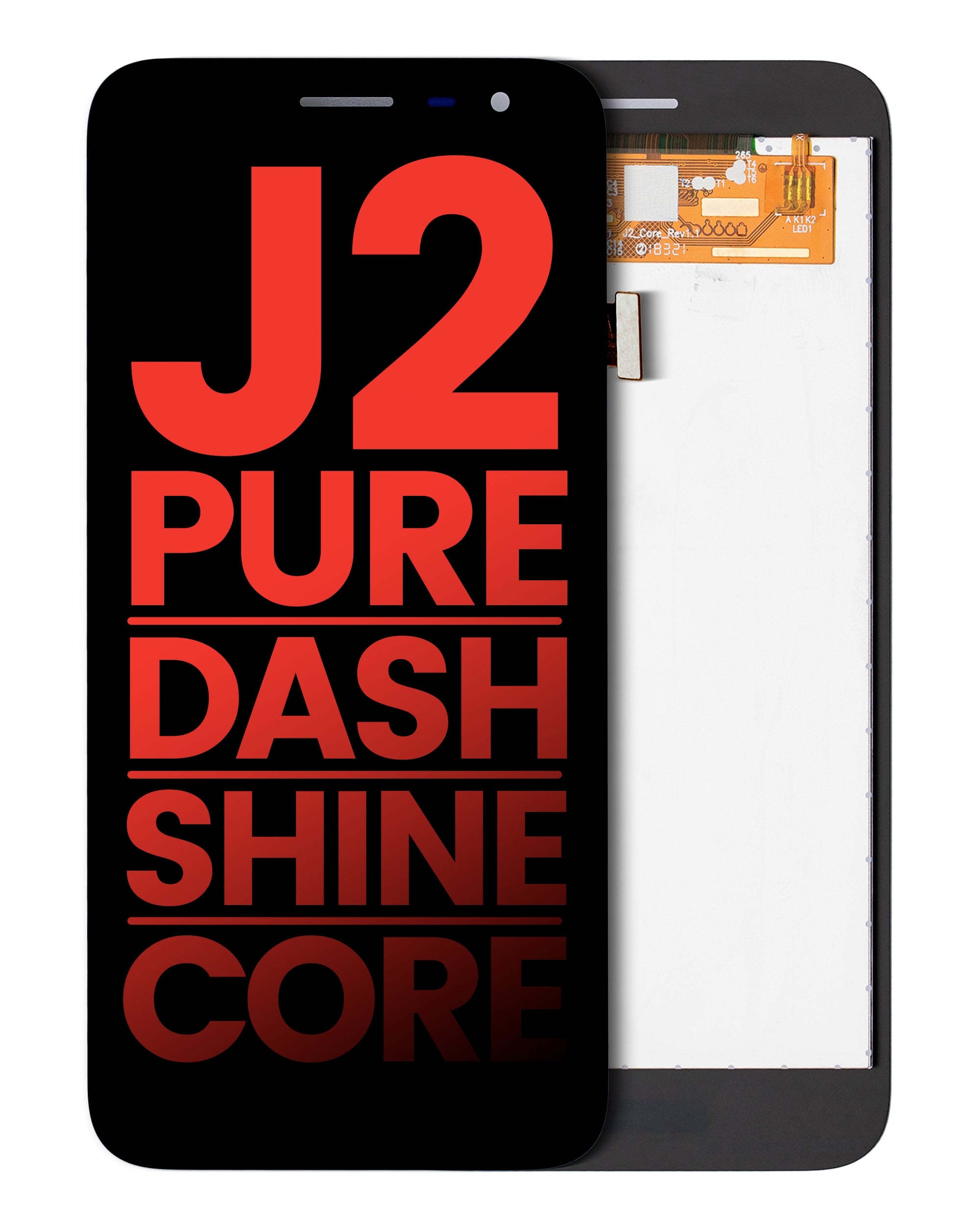 LCD-Display ohne Rahmen für Samsung Galaxy J2 (J260) Aftermarket Plus Incell