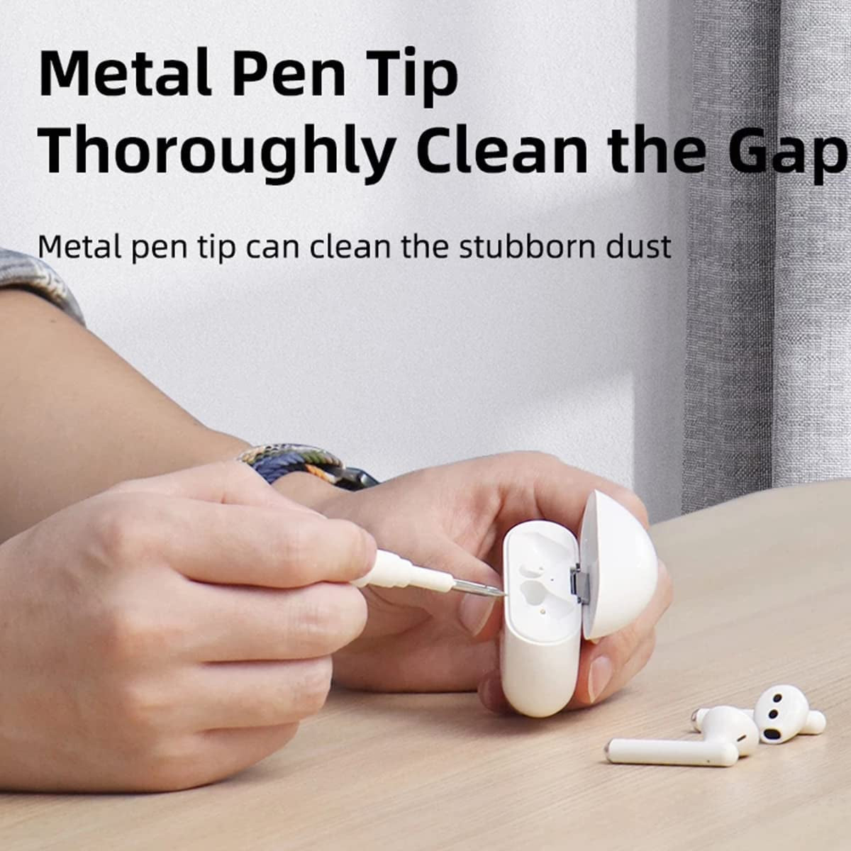 Bluetooth Earbud Cleaning Pen Set – Anti-Clogging Tool