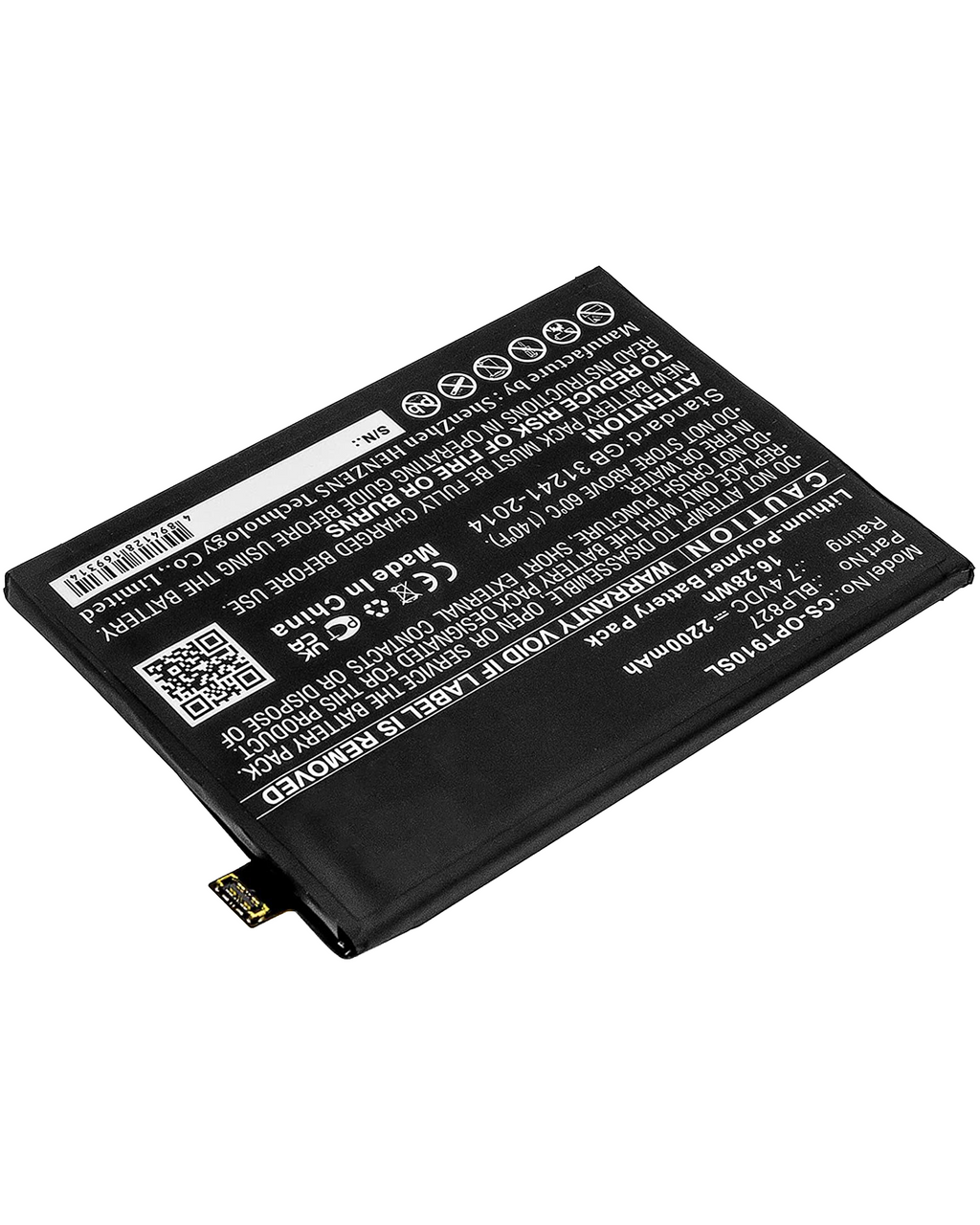 Replacement battery for OnePlus 9 Pro (BLP827)