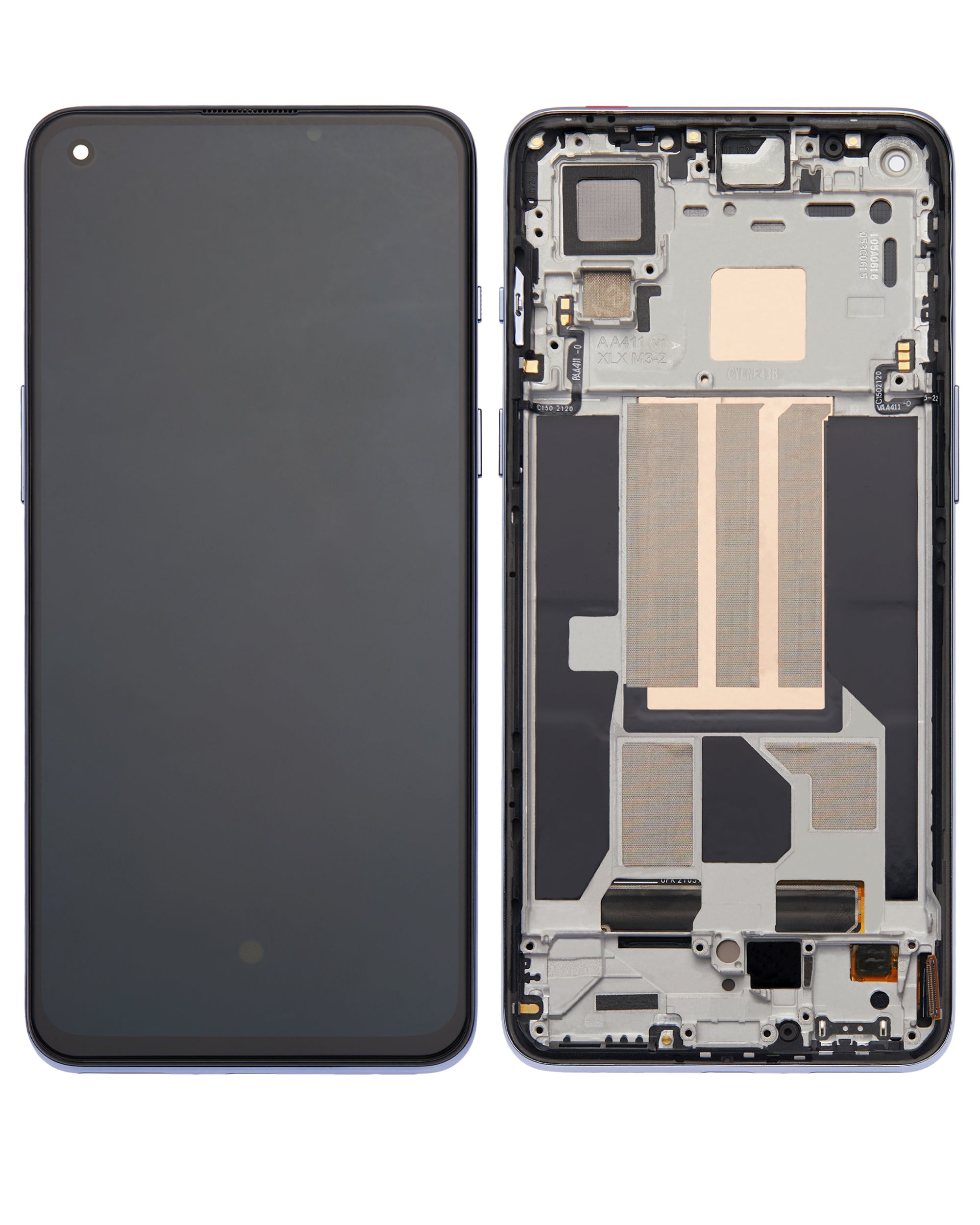 OLED Display with Frame for OnePlus Nord 2 5G (Refurbished) (Sierra Gray)