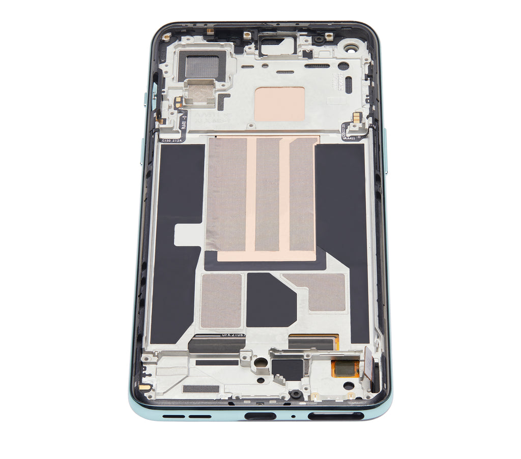 OLED Display with Frame for OnePlus Nord 2 5G (Refurbished) (Green Wood)