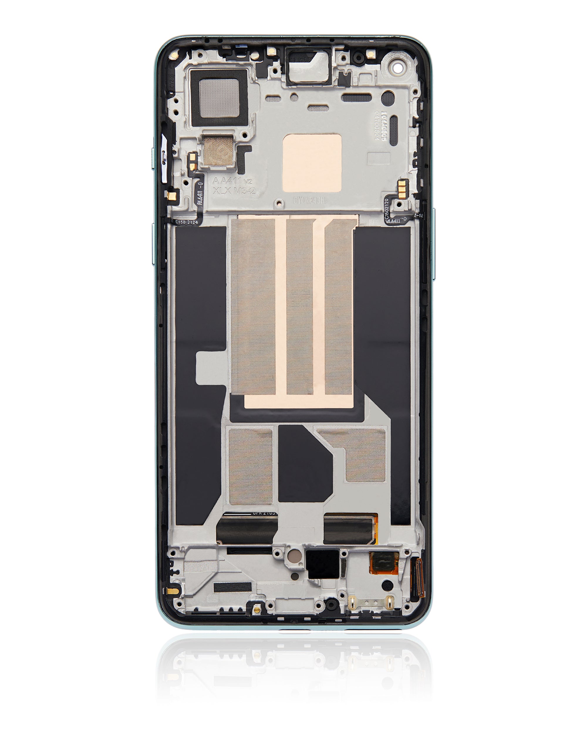 OLED Display with Frame for OnePlus Nord 2 5G (Refurbished) (Green Wood)