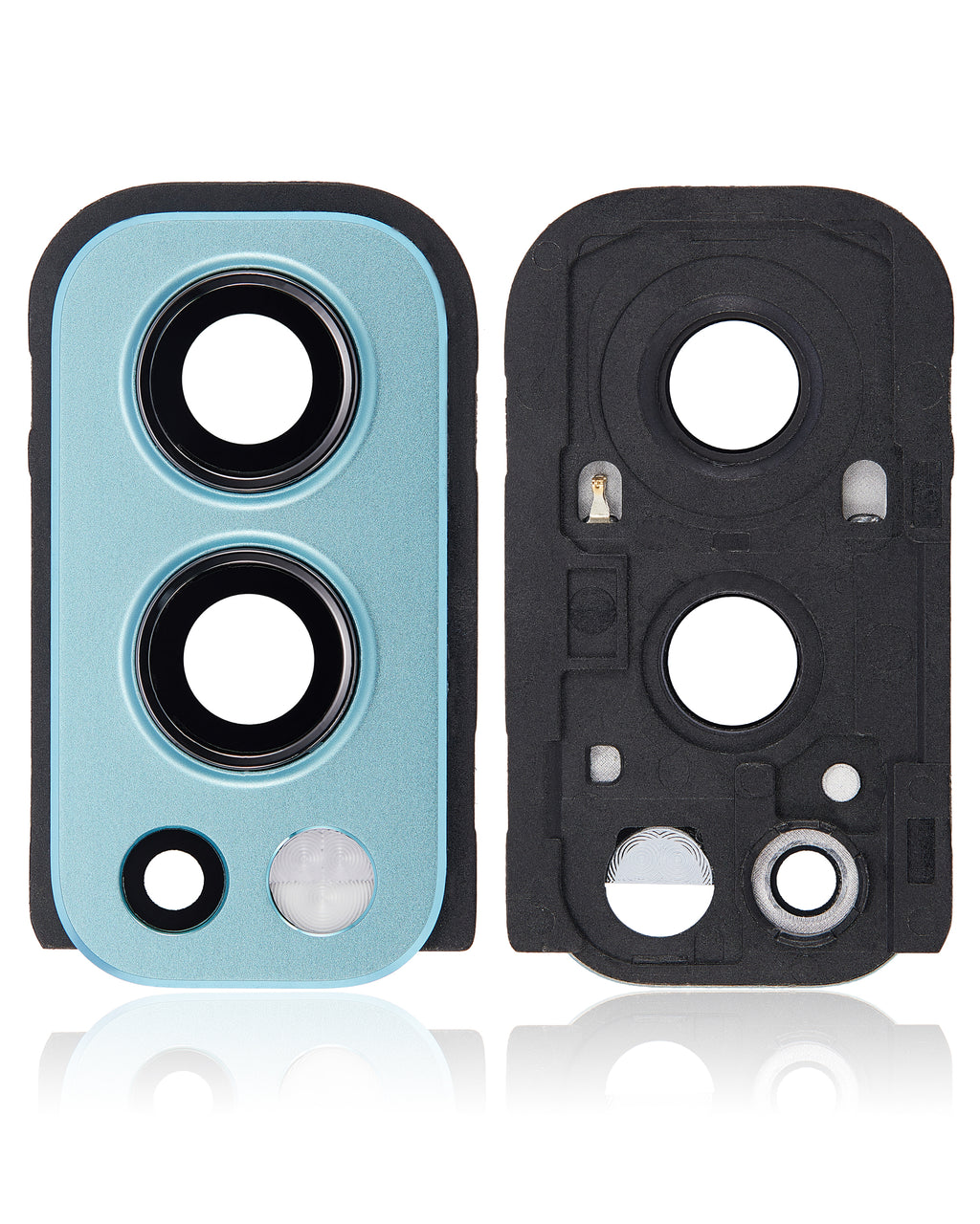 Kameralinse hinten mit Halterung für OnePlus Nord 2 5G (Blue Haze)