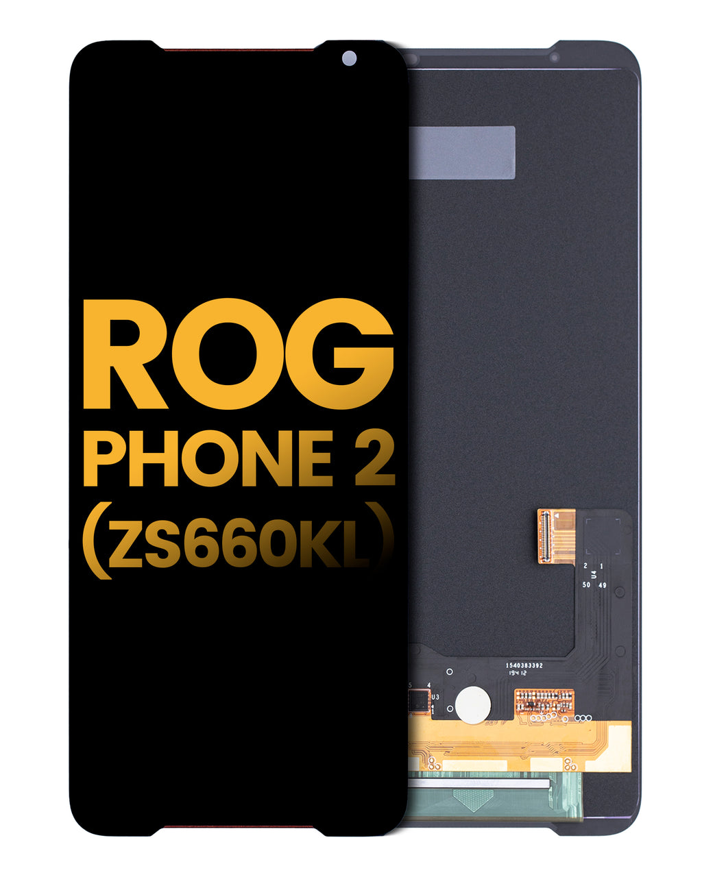 OLED-Display ohne Rahmen für Asus ROG Phone 2, generalüberholt, alle Farben