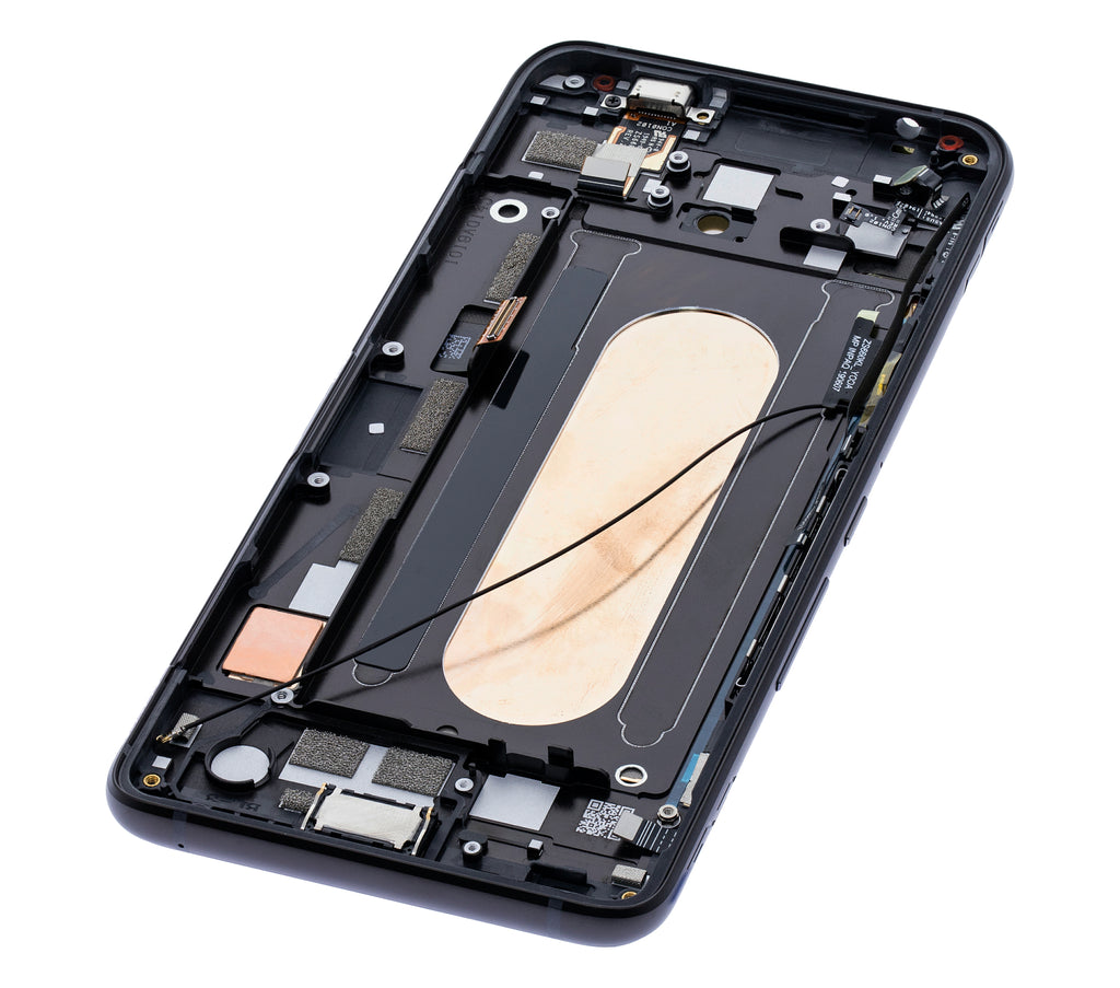 OLED Display with Frame for Asus ROG Phone 2 (ZS660KL) (Refurbished) (Matte Black)