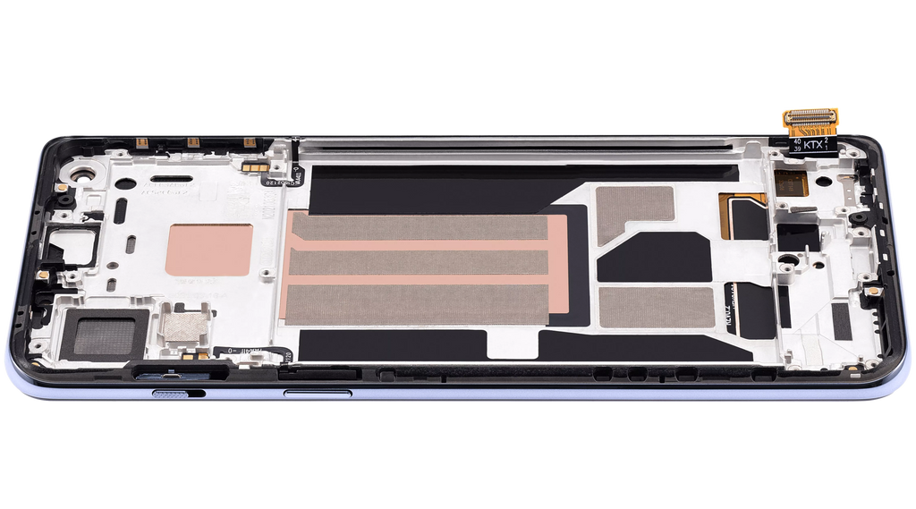 OLED Display with Frame for OnePlus Nord 2 5G (Aftermarket Plus) (Sierra Gray)