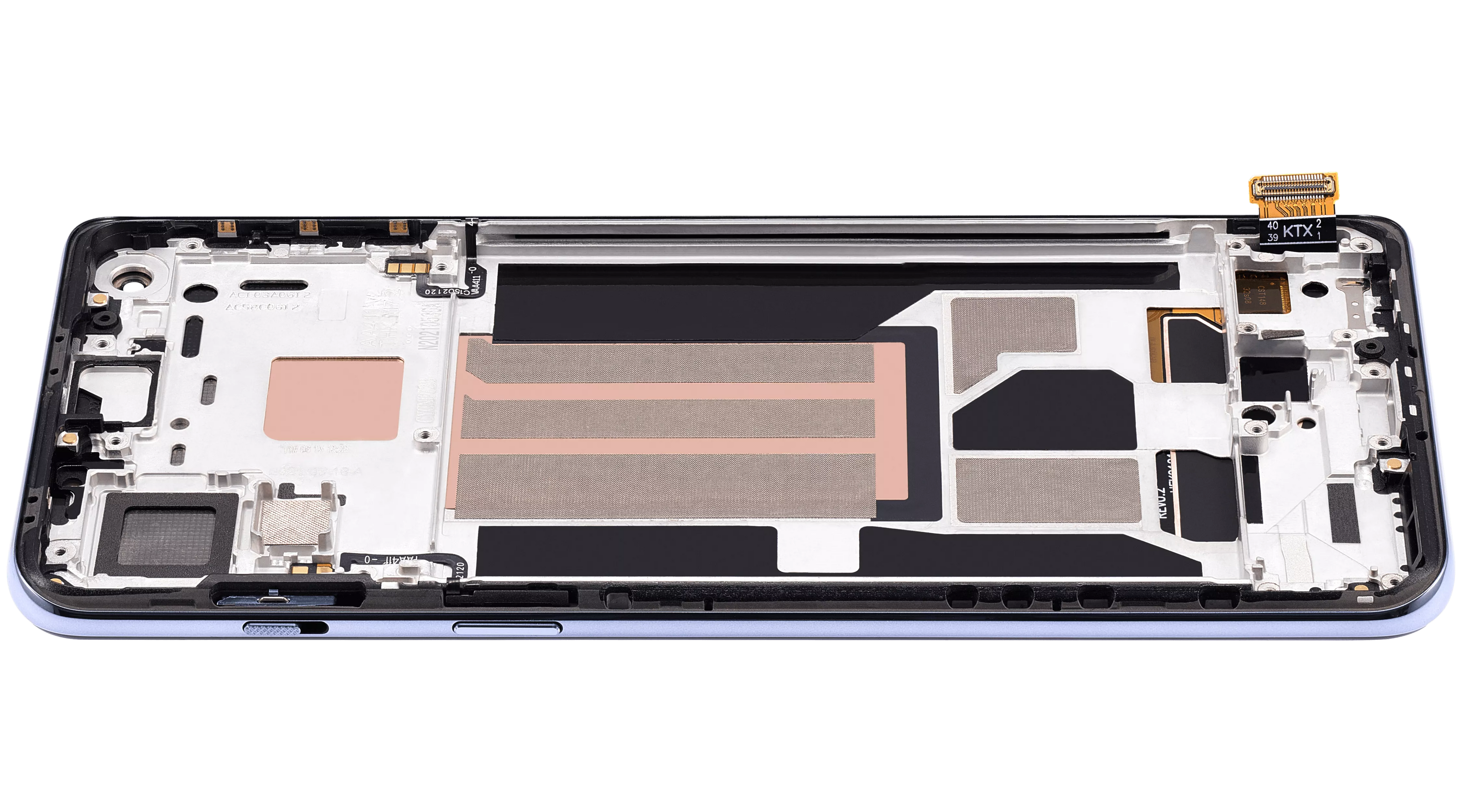 OLED Display with Frame for OnePlus Nord 2 5G (Aftermarket Plus) (Sierra Gray)