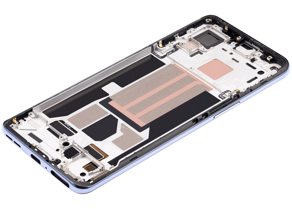 OLED Display with Frame for OnePlus Nord 2 5G (Aftermarket Plus) (Sierra Gray)