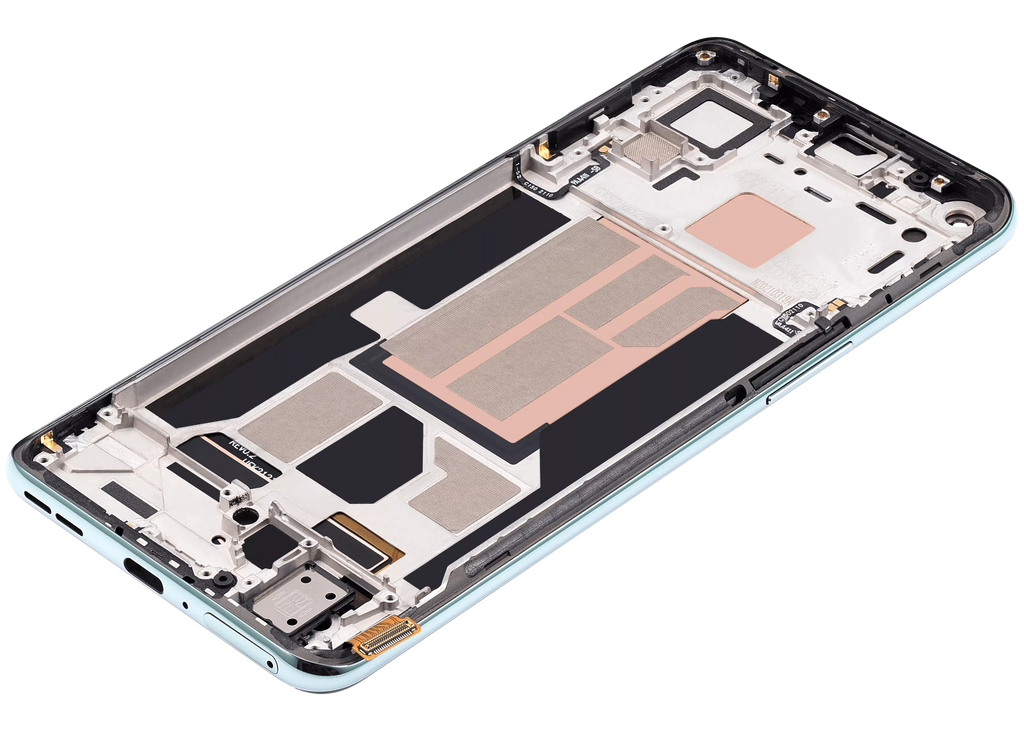 OLED Display with Frame for OnePlus Nord 2 5G (Aftermarket Plus) (Blue Haze)