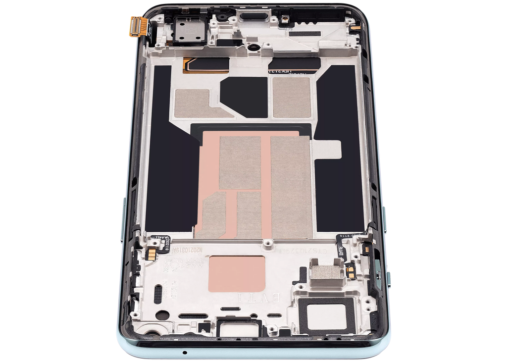 OLED Display with Frame for OnePlus Nord 2 5G (Aftermarket Plus) (Blue Haze)