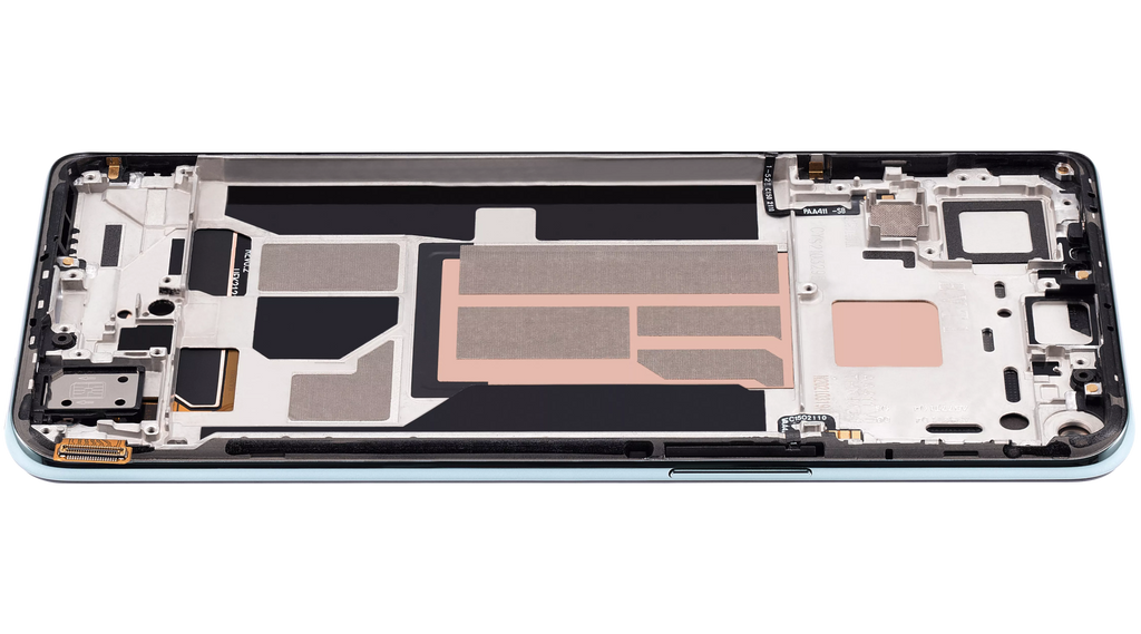 OLED Display with Frame for OnePlus Nord 2 5G (Aftermarket Plus) (Blue Haze)