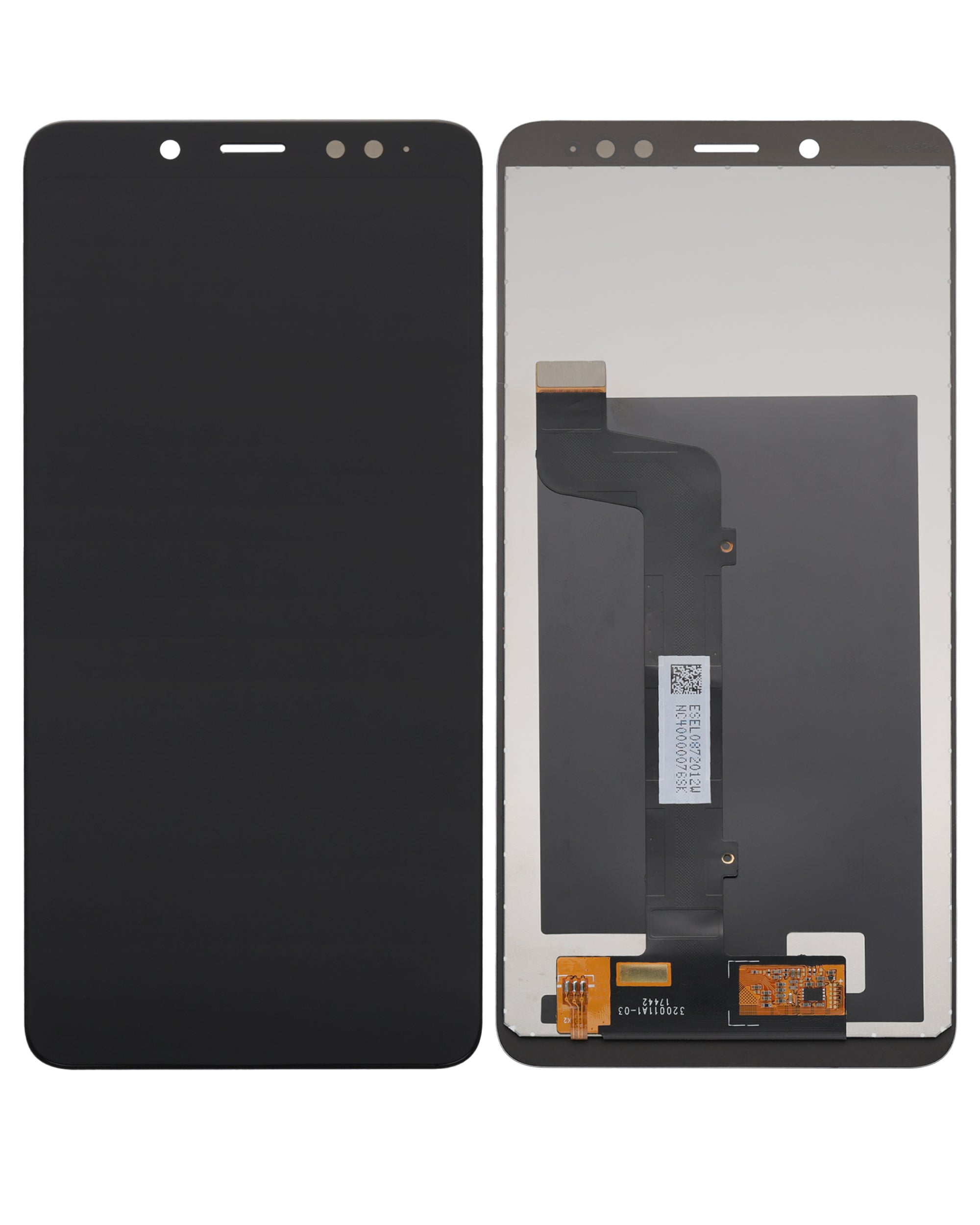 LCD-Display ohne Rahmen für Xiaomi Redmi Note 5 (Refurbished) (Schwarz)