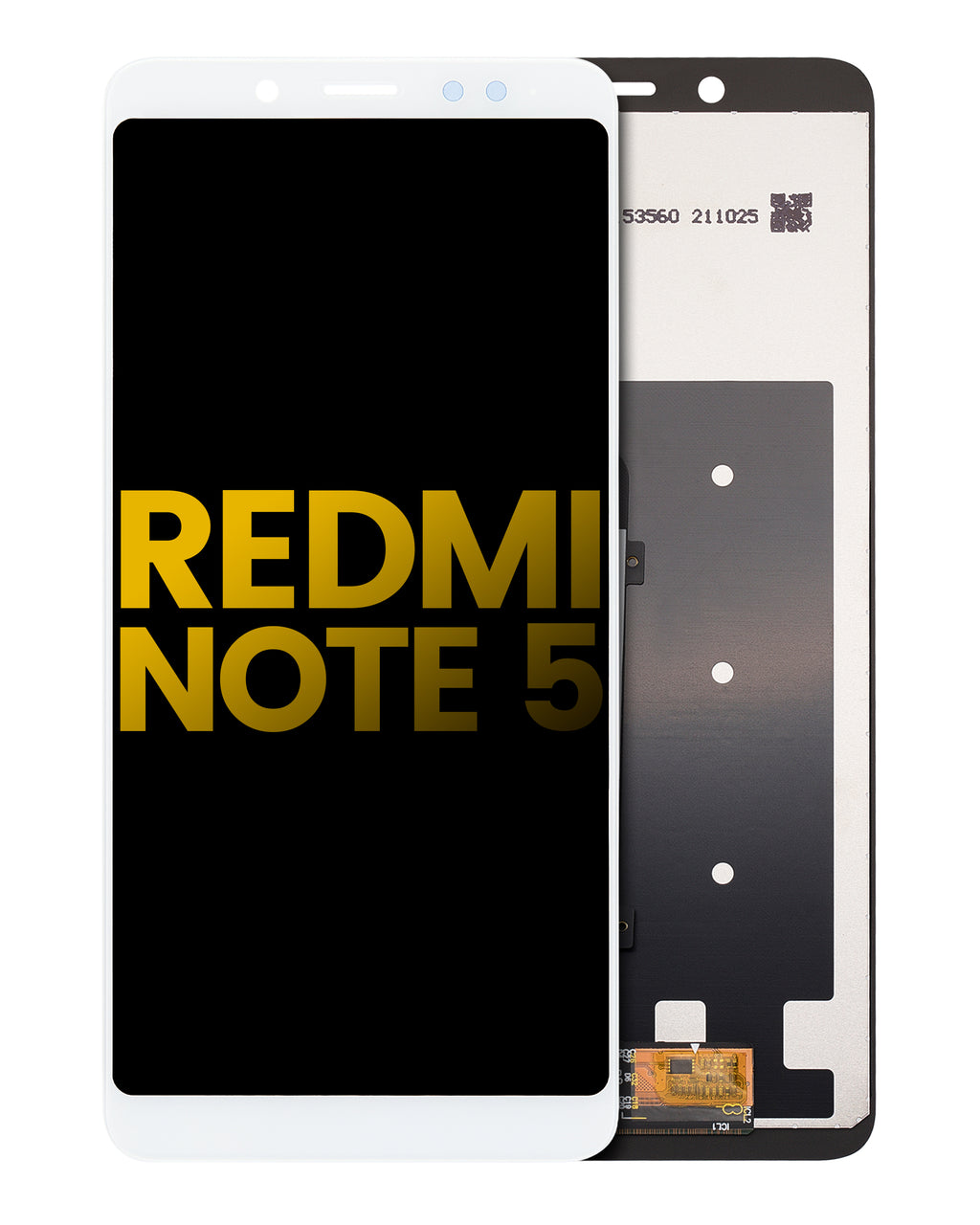 LCD-Display ohne Rahmen für Xiaomi Redmi Note 5 (Refurbished) (Weiß)
