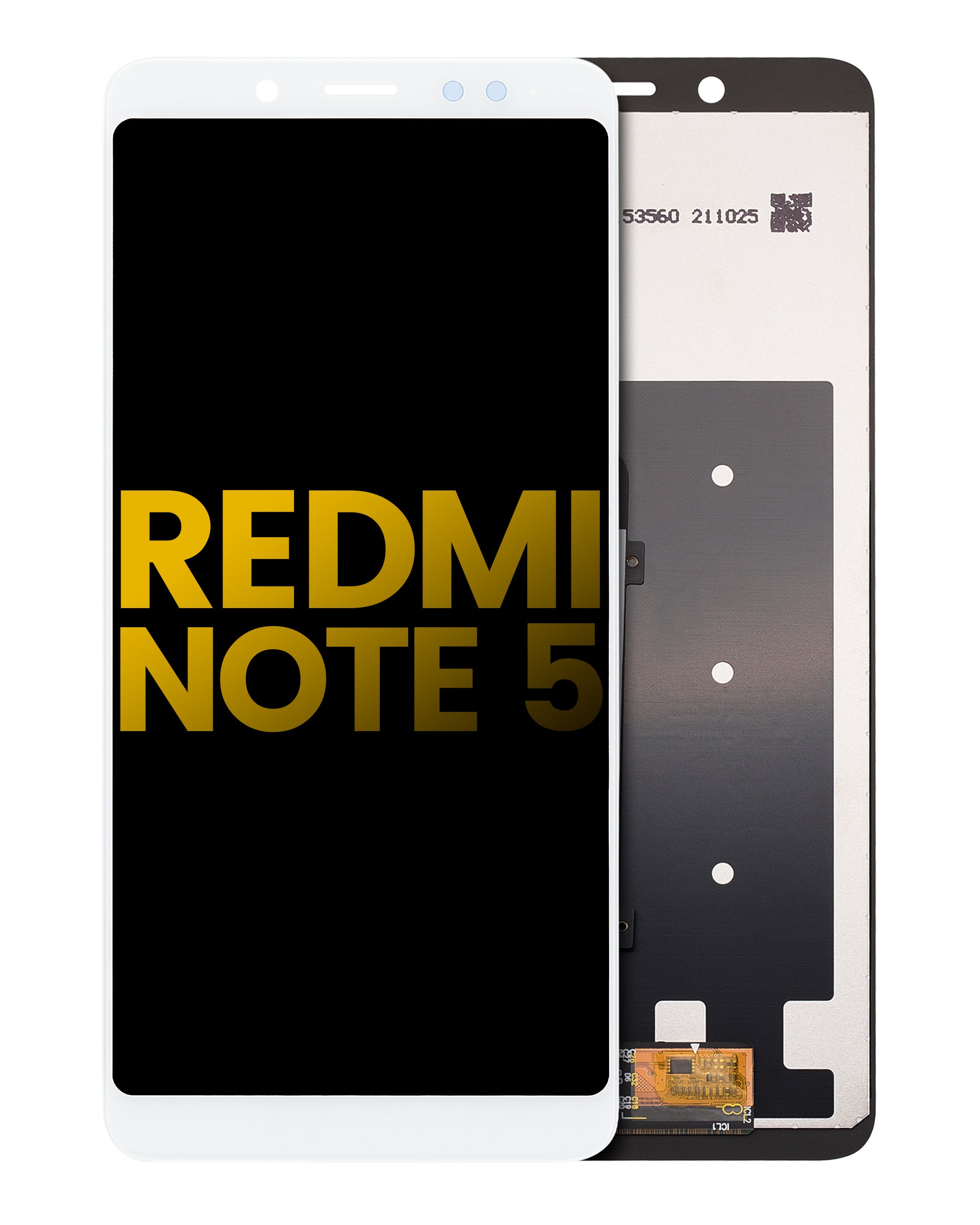 LCD-Display ohne Rahmen für Xiaomi Redmi Note 5 (Refurbished) (Weiß)