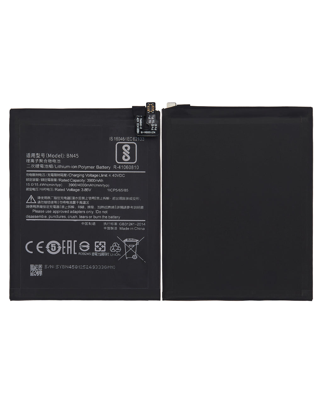 Replacement Battery for Xiaomi Redmi Note 5 / Note 6 Pro / Note 14S (BN45)