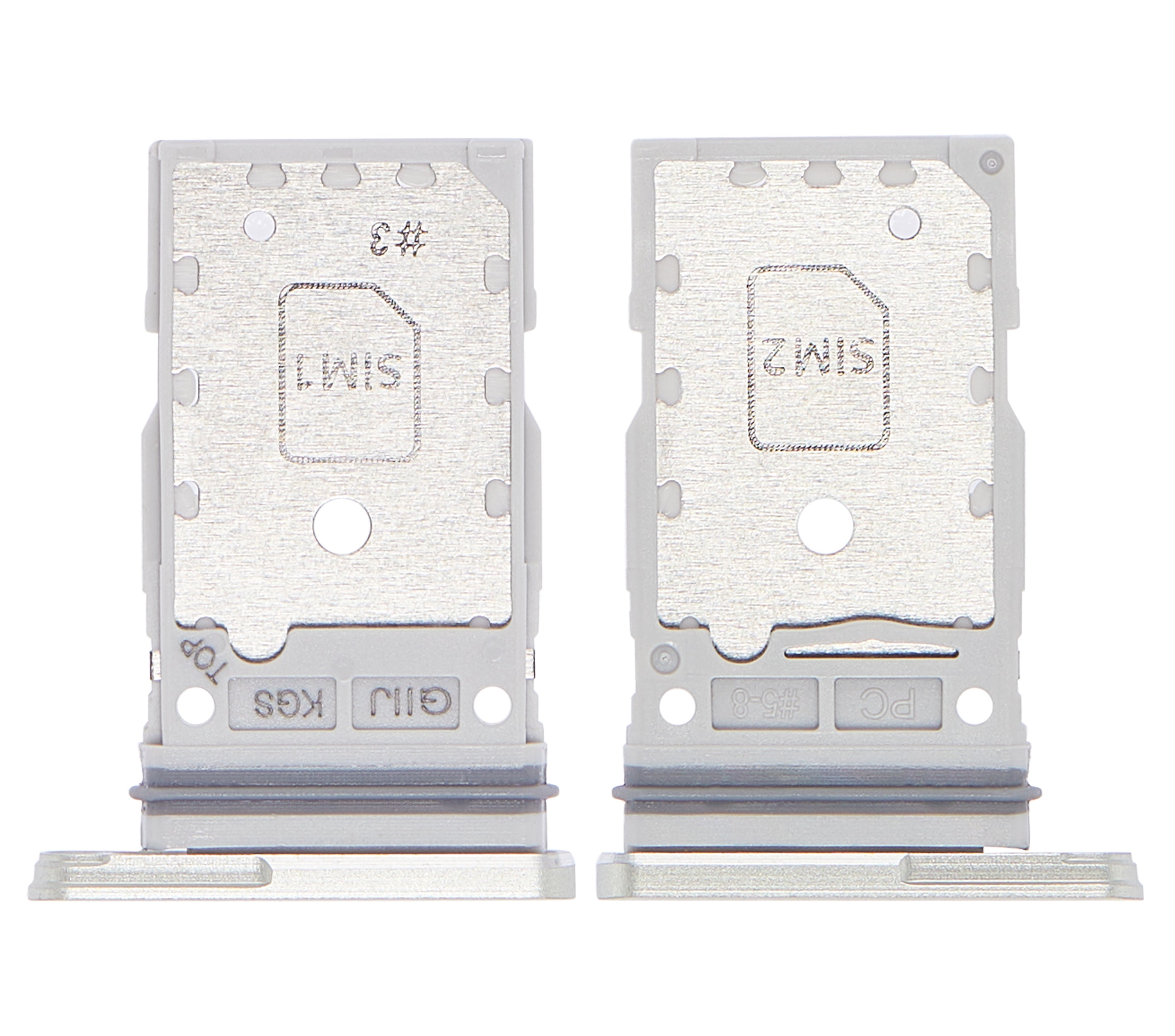 Dual-SIM-Kartenfach für Samsung Galaxy S21 FE 5G (Weiß)
