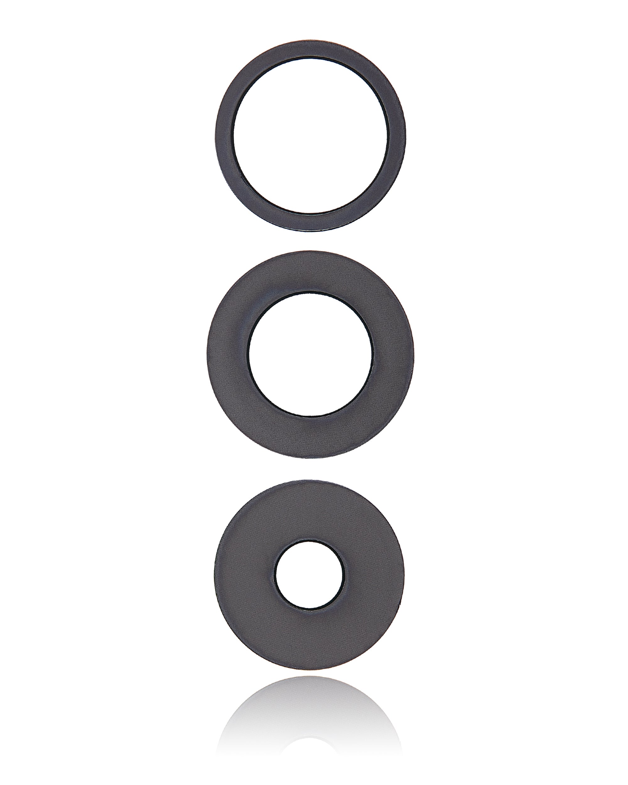 Kameralinse hinten (Glass Only) mit Adhesive für Motorola Moto Edge Plus / Edge 30 Pro (XT2201-1/4) / Edge X30 5G (XT2201 -2/6 /2022) (3 Piece Set) (Weiß)