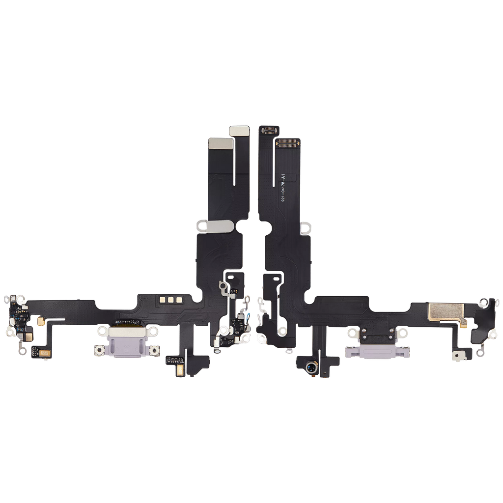 Charging Port Flex Cable for iPhone 14 Plus (Aftermarket Plus) (Purple)