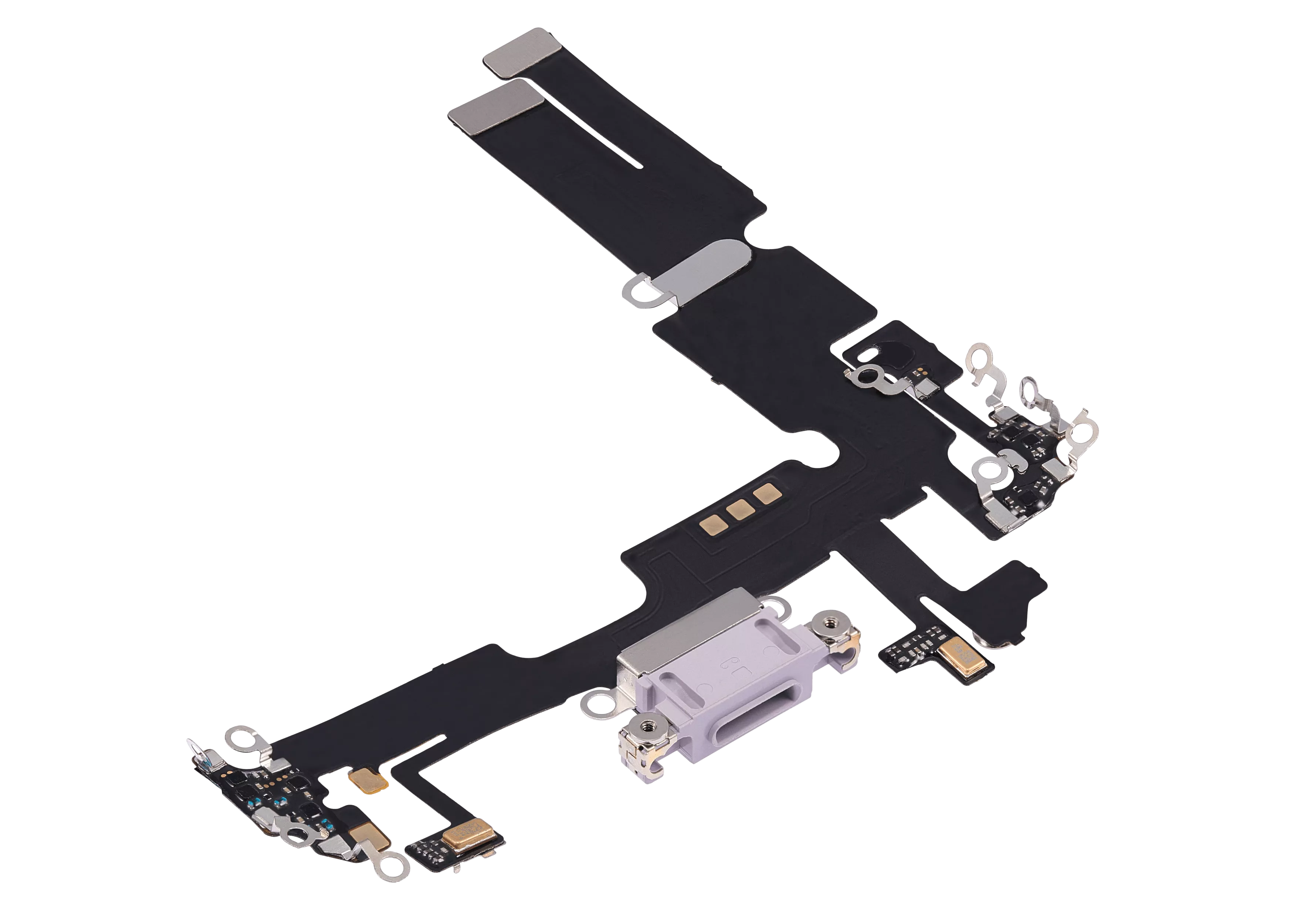 Charging Port Flex Cable for iPhone 14 Plus (Aftermarket Plus) (Purple)