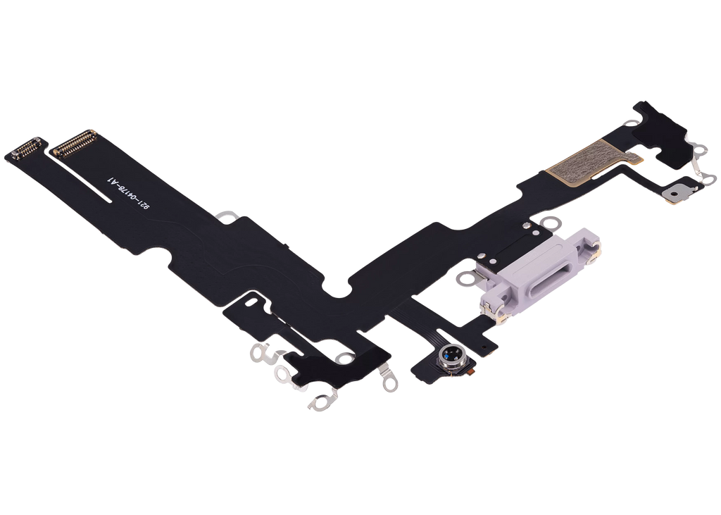 Charging Port Flex Cable for iPhone 14 Plus (Aftermarket Plus) (Purple)