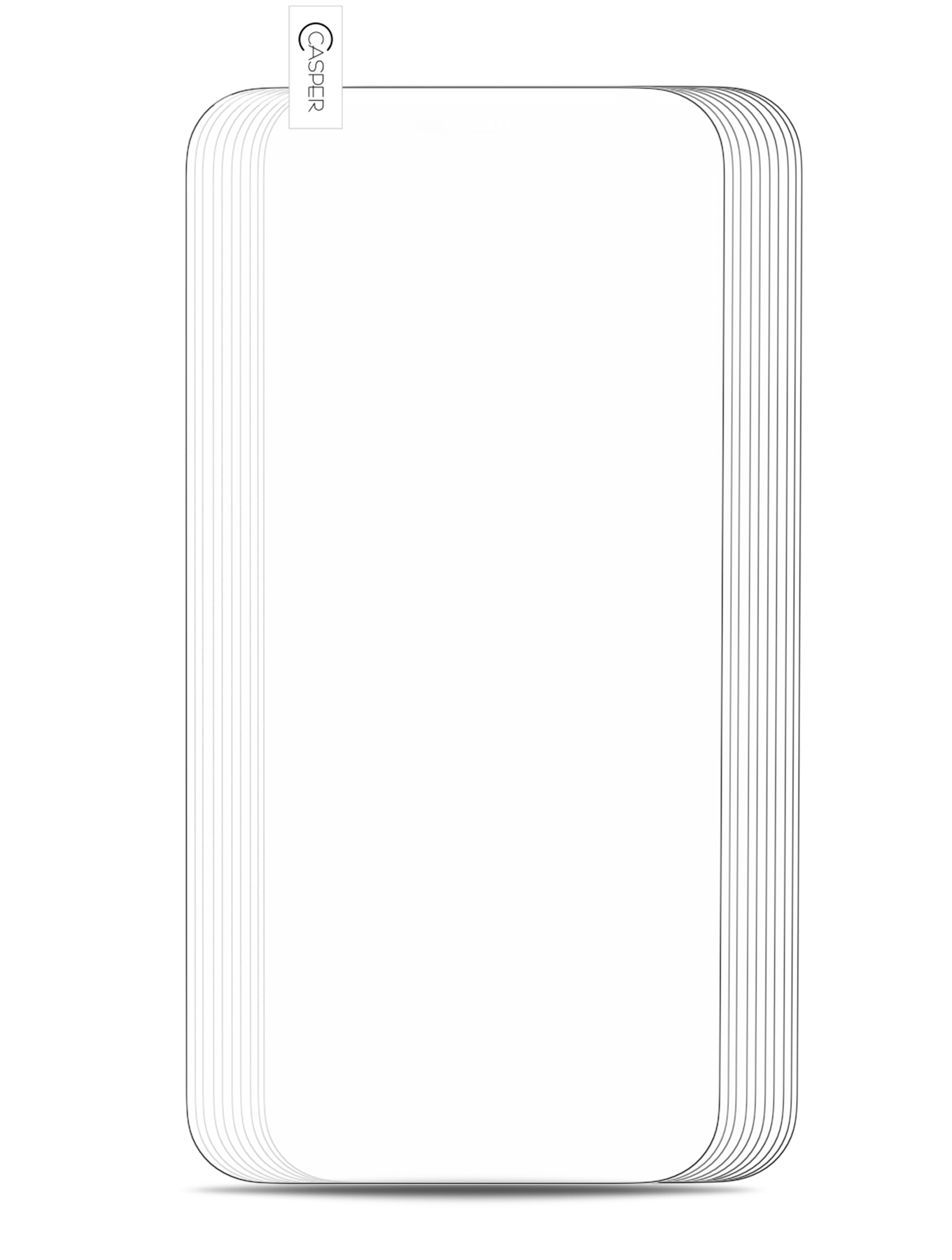 Casper Tempered Glass for iPhone 13 Mini (100 pieces) (Clear)