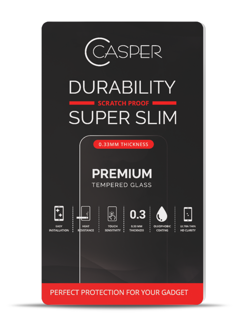 Casper Gehärtetes Glas für iPhone 13 Mini (Retail Pack) (Matte)